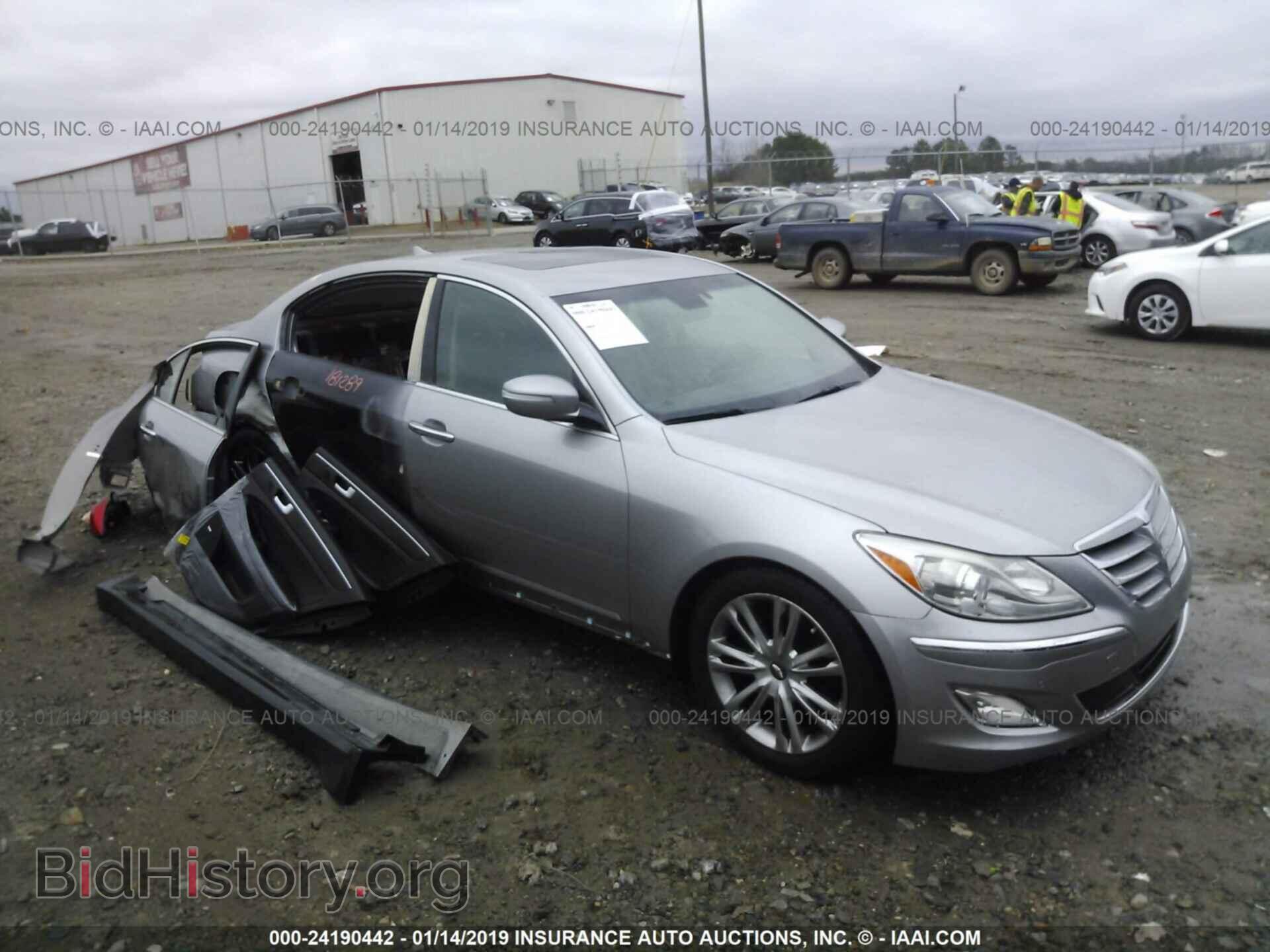 Photo KMHGC4DD5CU208183 - HYUNDAI GENESIS 2012