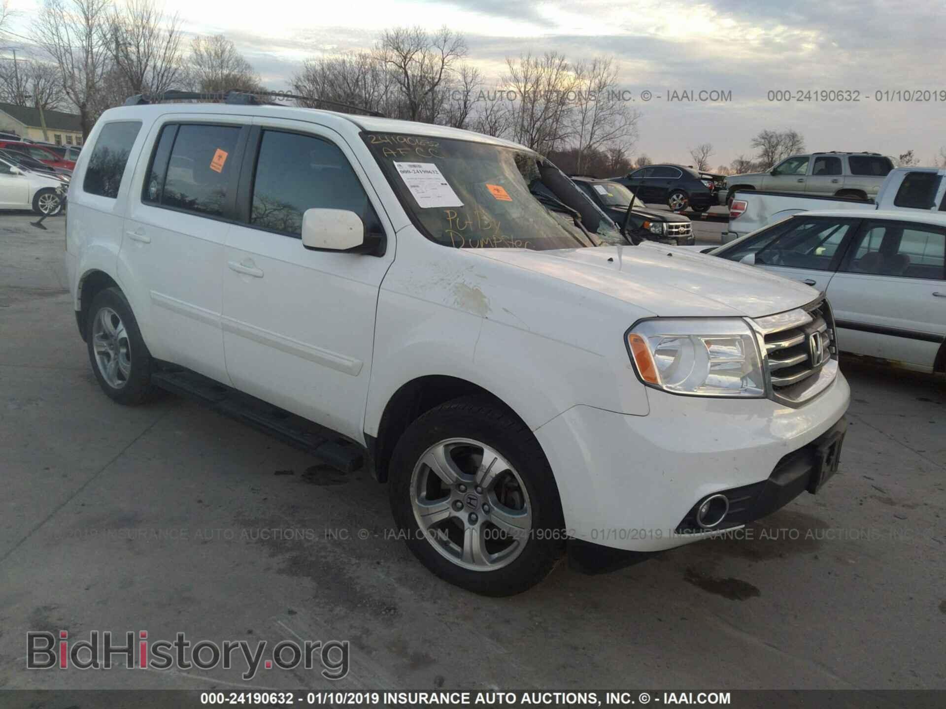 Фотография 5FNYF4H59EB013590 - HONDA PILOT 2014