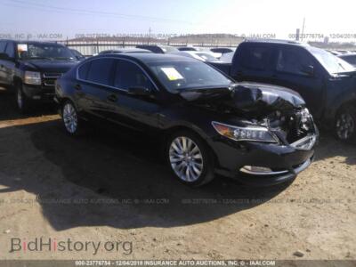 2014 Acura RLX, черный — VIN JH4KC1F56EC007063, IAAI