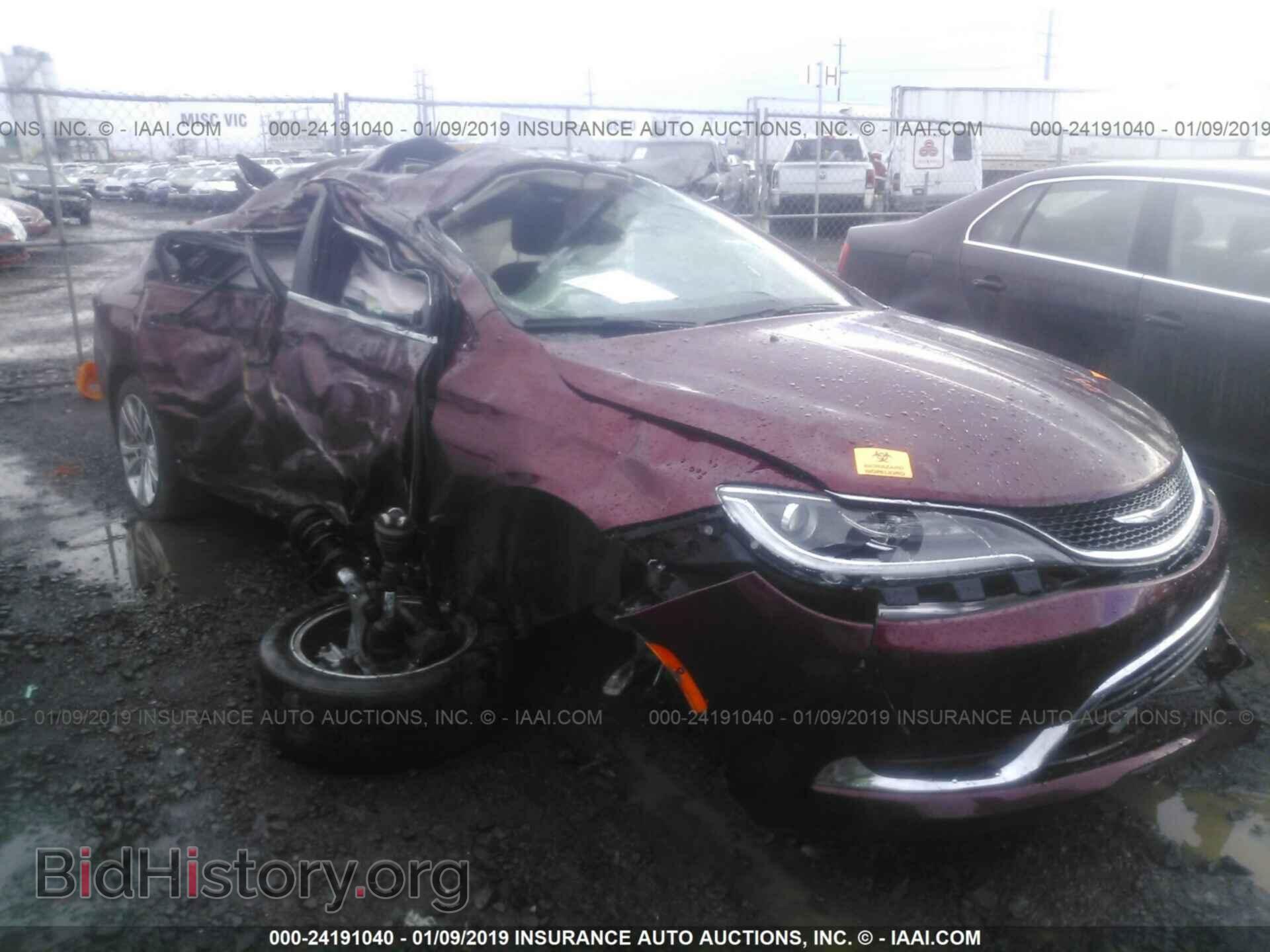 Фотография 1C3CCCAB9GN157050 - CHRYSLER 200 2016