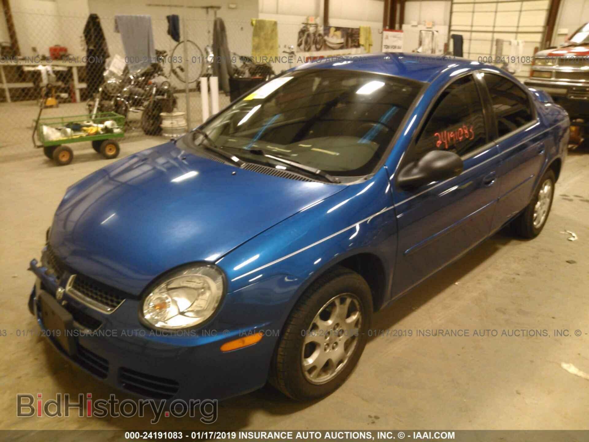 2005 DODGE NEON - VIN: 1B3ES56C45D132095 - Фото 2