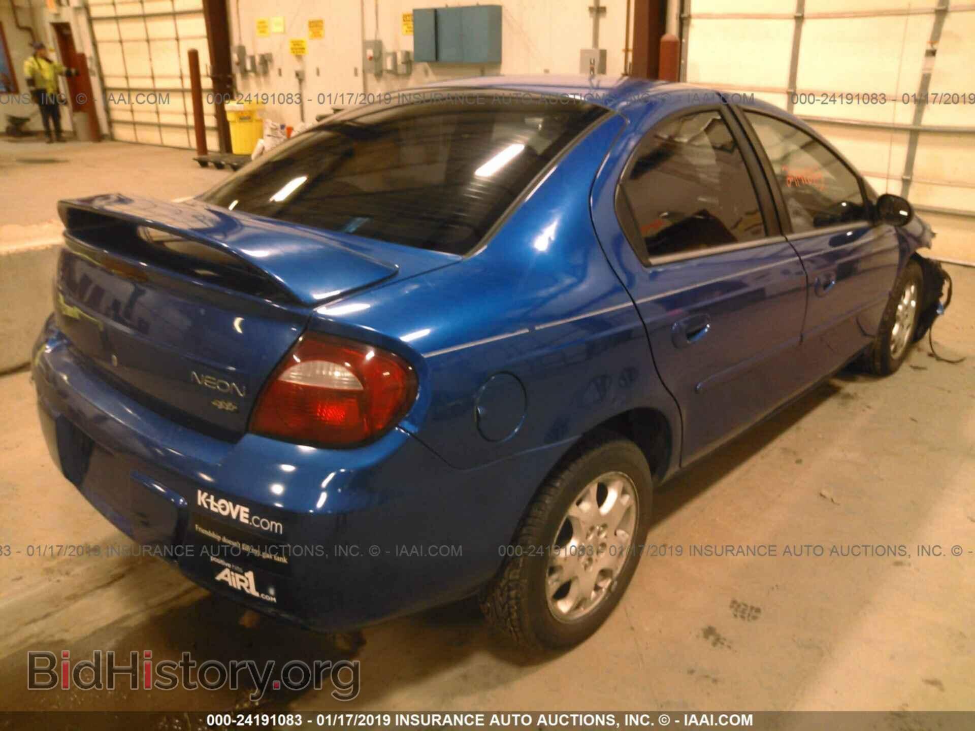 2005 DODGE NEON - VIN: 1B3ES56C45D132095 - Фото 4