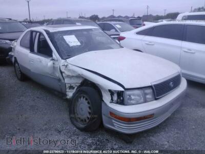 1990 Lexus LS, white — VIN JT8UF11E8L0020080, IAAI