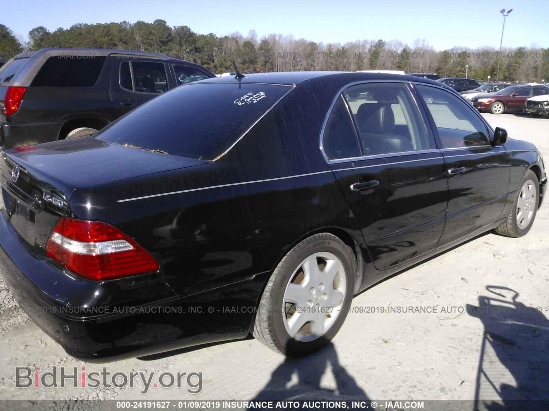 2004 LEXUS LS - VIN: JTHBN36F040140352 - Фото 4
