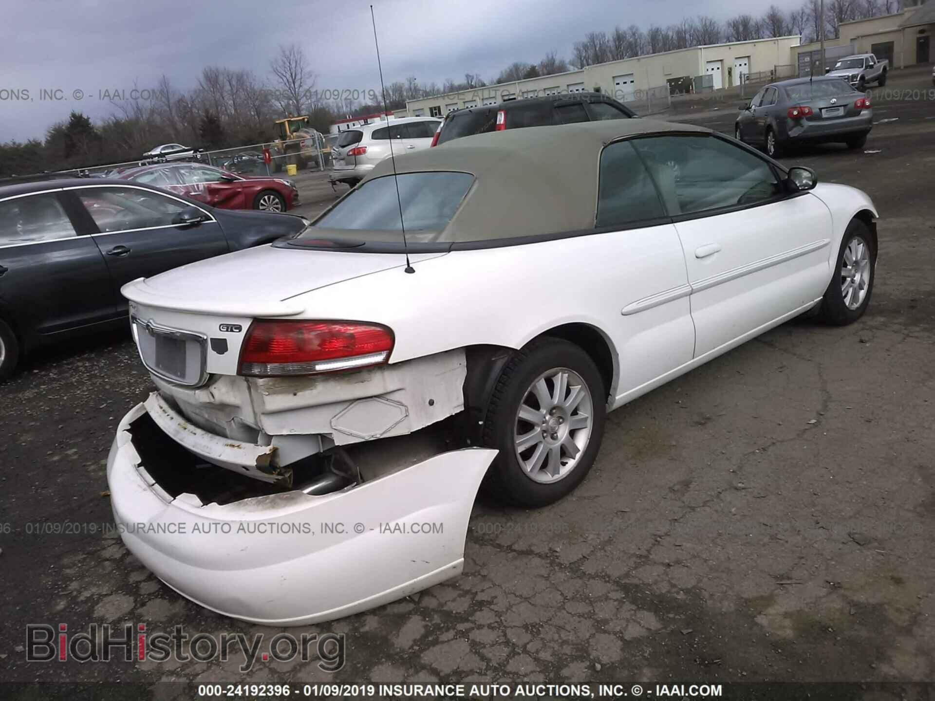 2002 CHRYSLER SEBRING - VIN: 1C3EL75R22N256454 - Фото 4