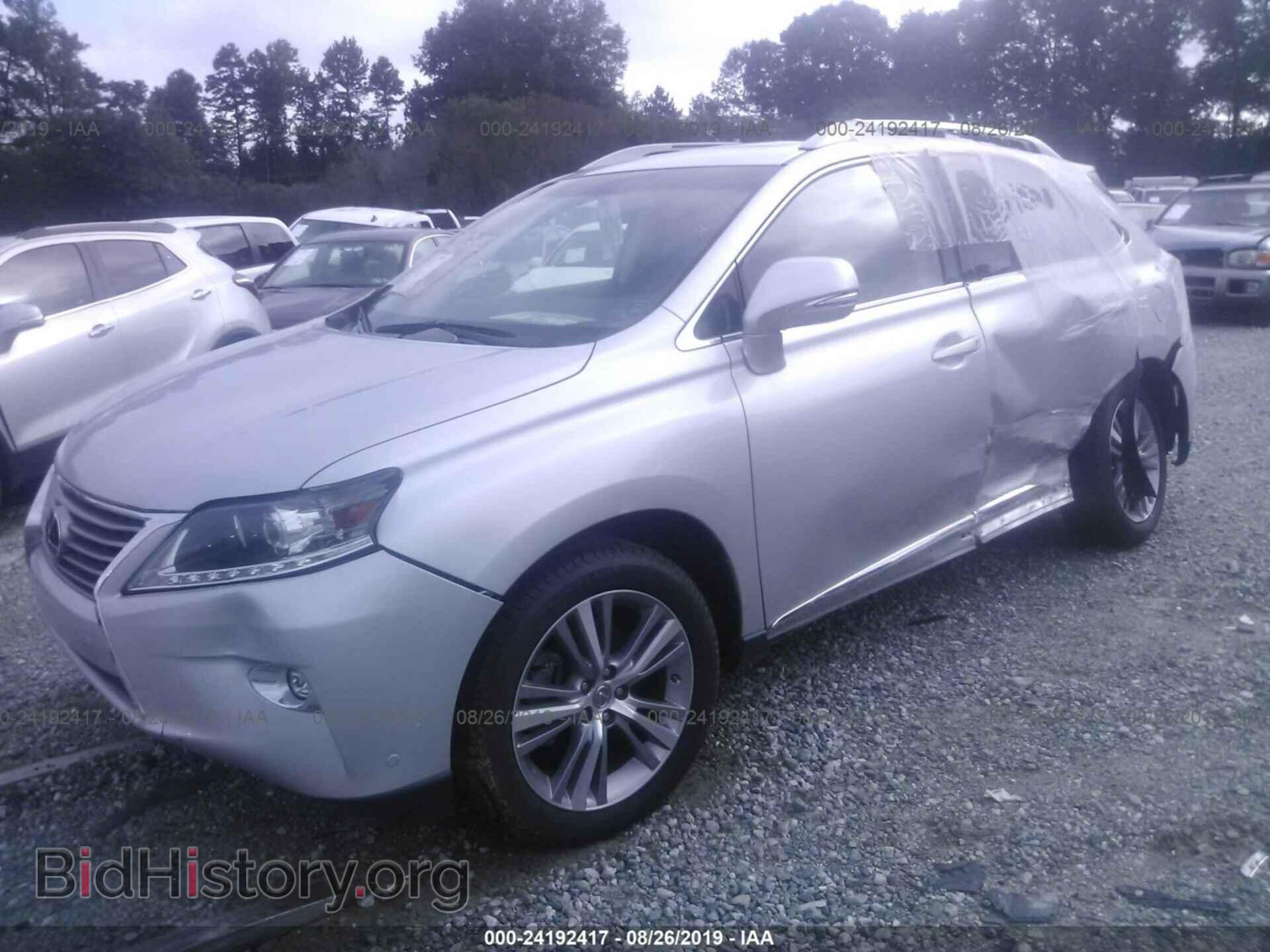 2015 LEXUS RX - VIN: 2T2BK1BA8FC254144 - Фото 2