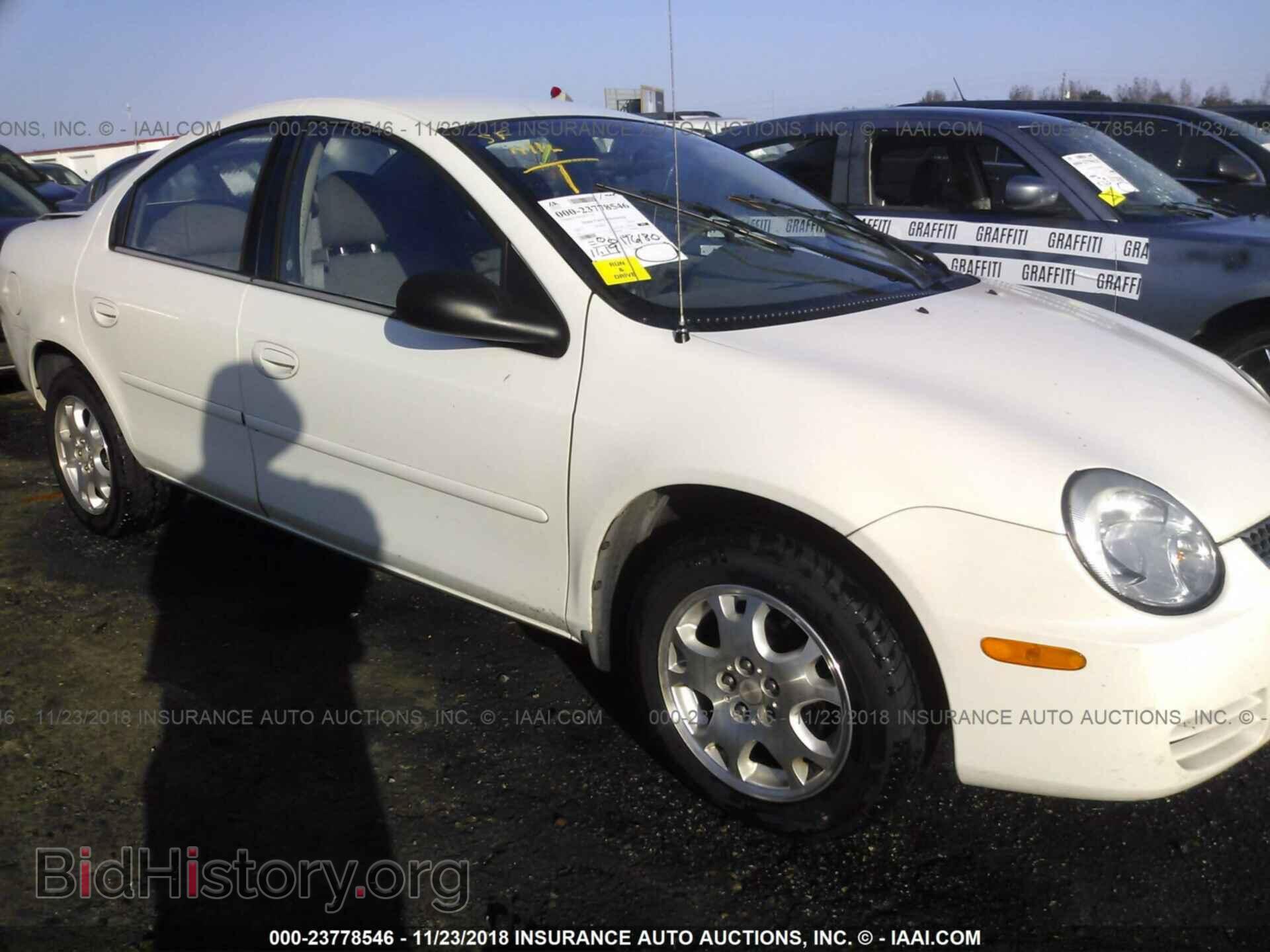 Photo 1B3ES56C15D239024 - DODGE NEON 2005