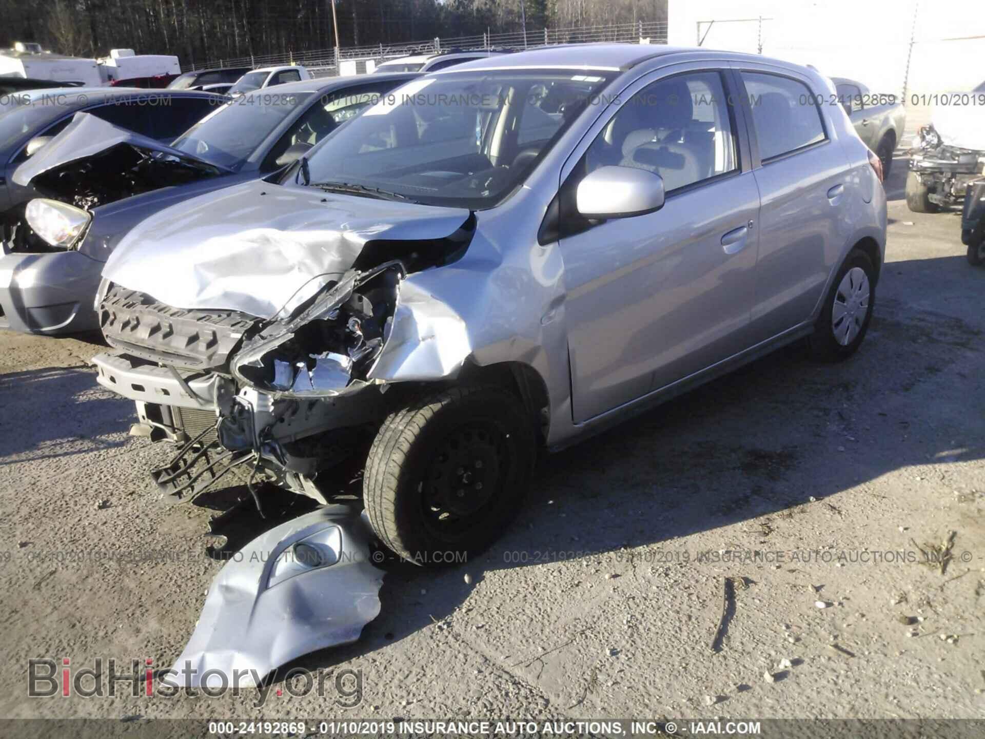 2015 MITSUBISHI MIRAGE - VIN: ML32A3HJ8FH005111 - Фото 2