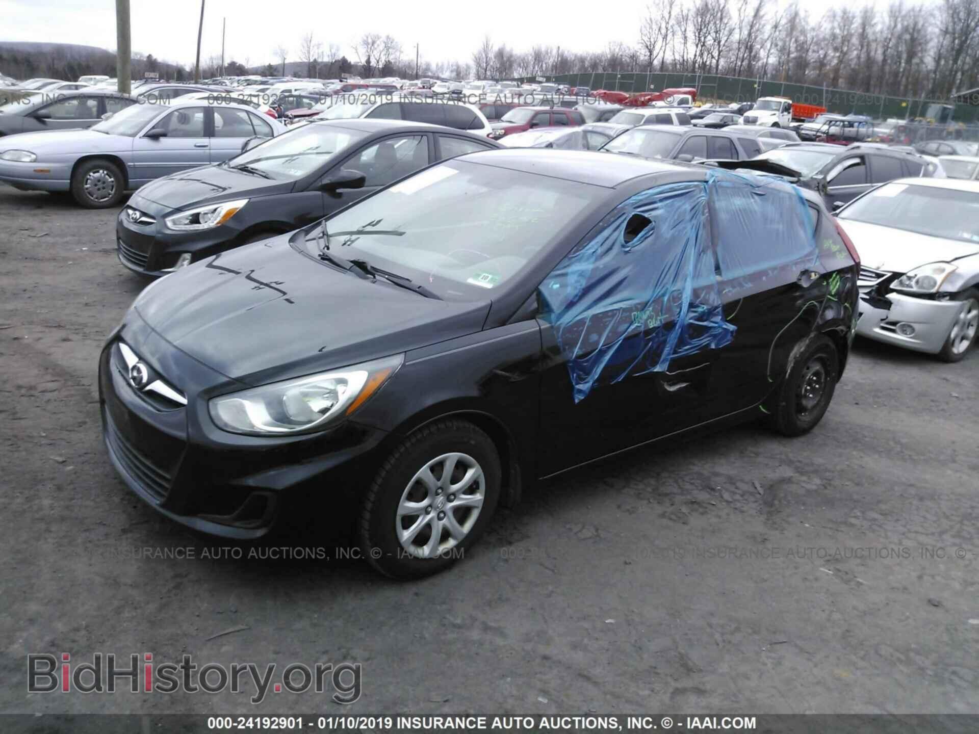 2013 HYUNDAI ACCENT - VIN: KMHCT5AE6DU071208 - Photo 2
