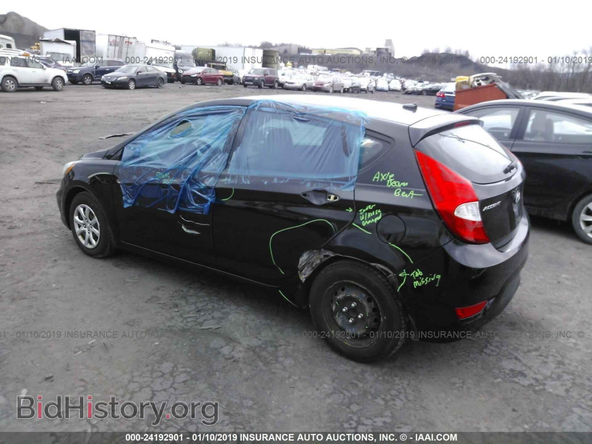 2013 HYUNDAI ACCENT - VIN: KMHCT5AE6DU071208 - Photo 3