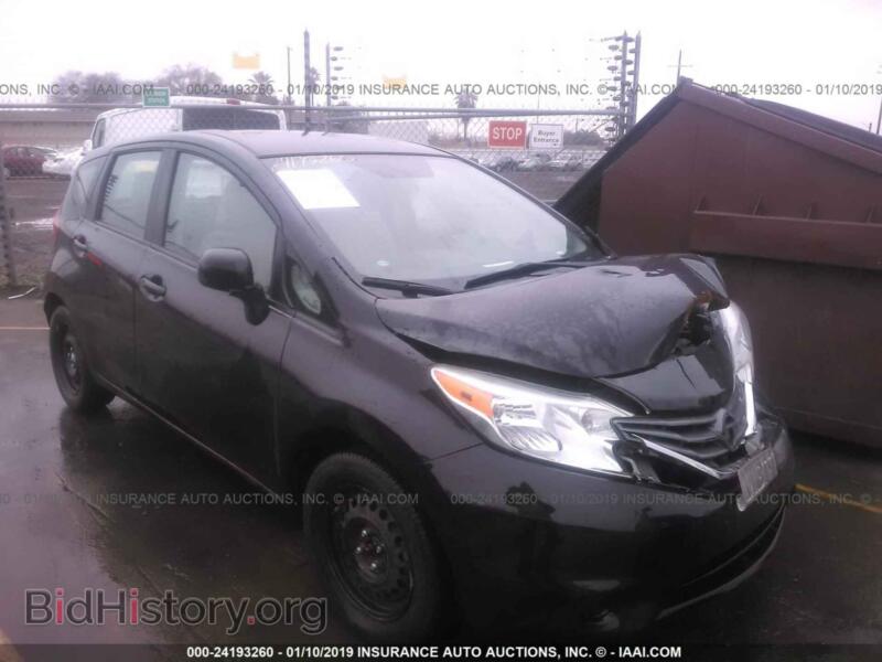 2014 Nissan VERSA NOTE S/S Plus/SV/SL (VIN 3N1CE2CP0EL401192) — фото 1 из 9, IAAI, повреждение: передняя часть