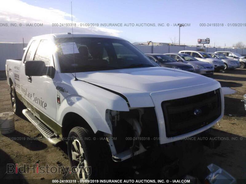 2014 Ford F150 (VIN 1FTEX1CM2EKF60796) — фото 1 из 10, IAAI, повреждение: передняя и задняя часть