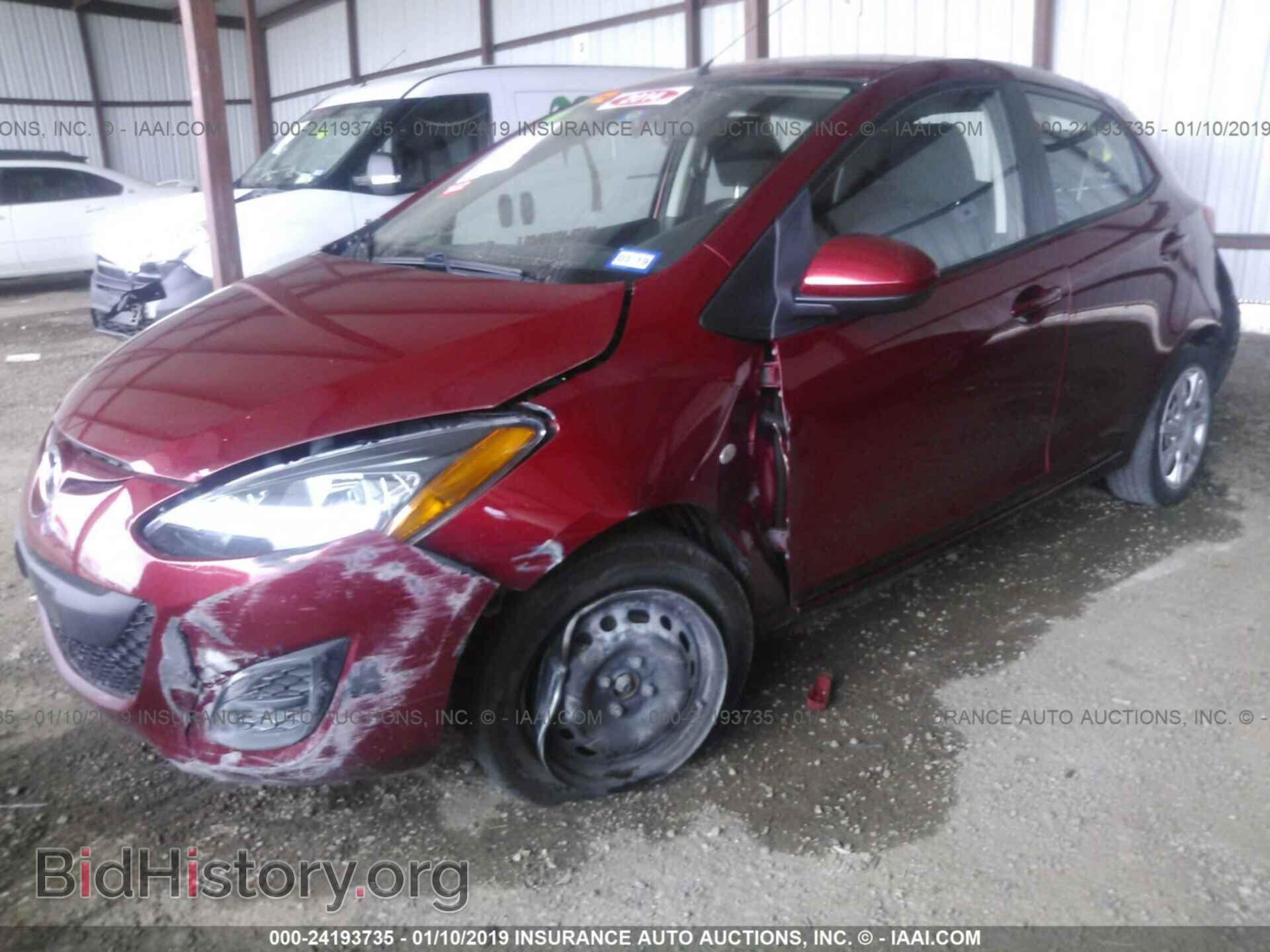 2014 MAZDA MAZDA2 - VIN: JM1DE1KZ2E0187737 - Фото 2