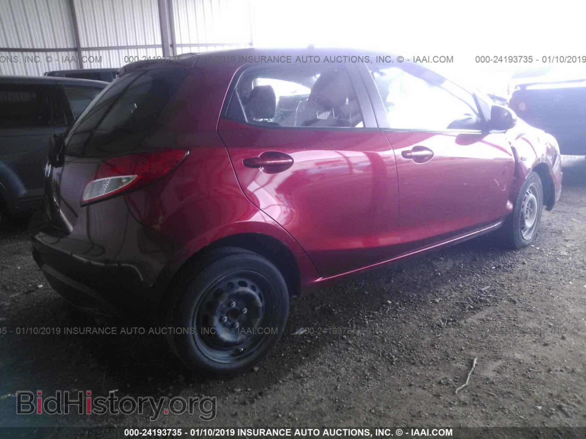 2014 MAZDA MAZDA2 - VIN: JM1DE1KZ2E0187737 - Фото 4
