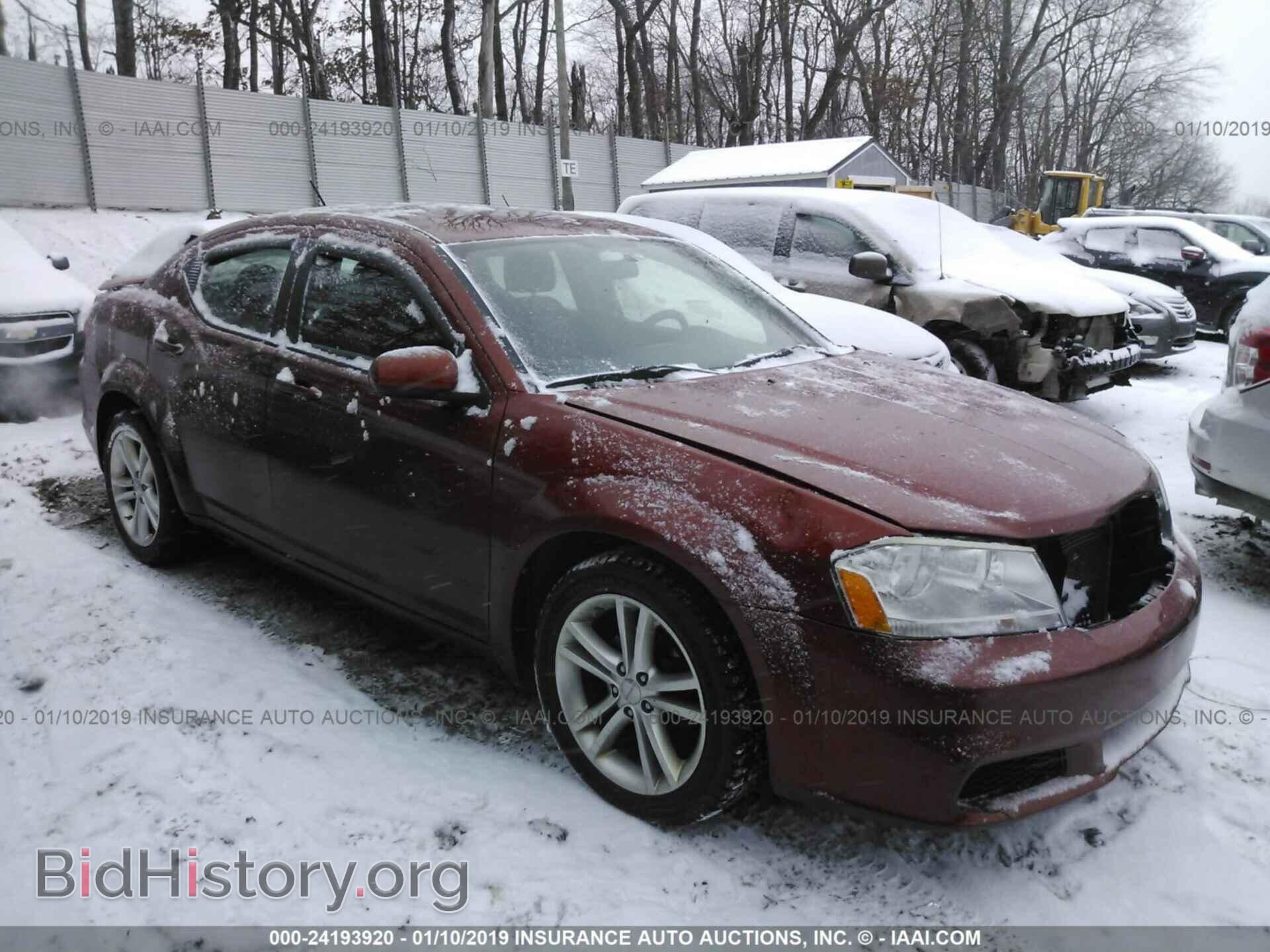 Photo 1C3CDZCB1CN190177 - DODGE AVENGER 2012