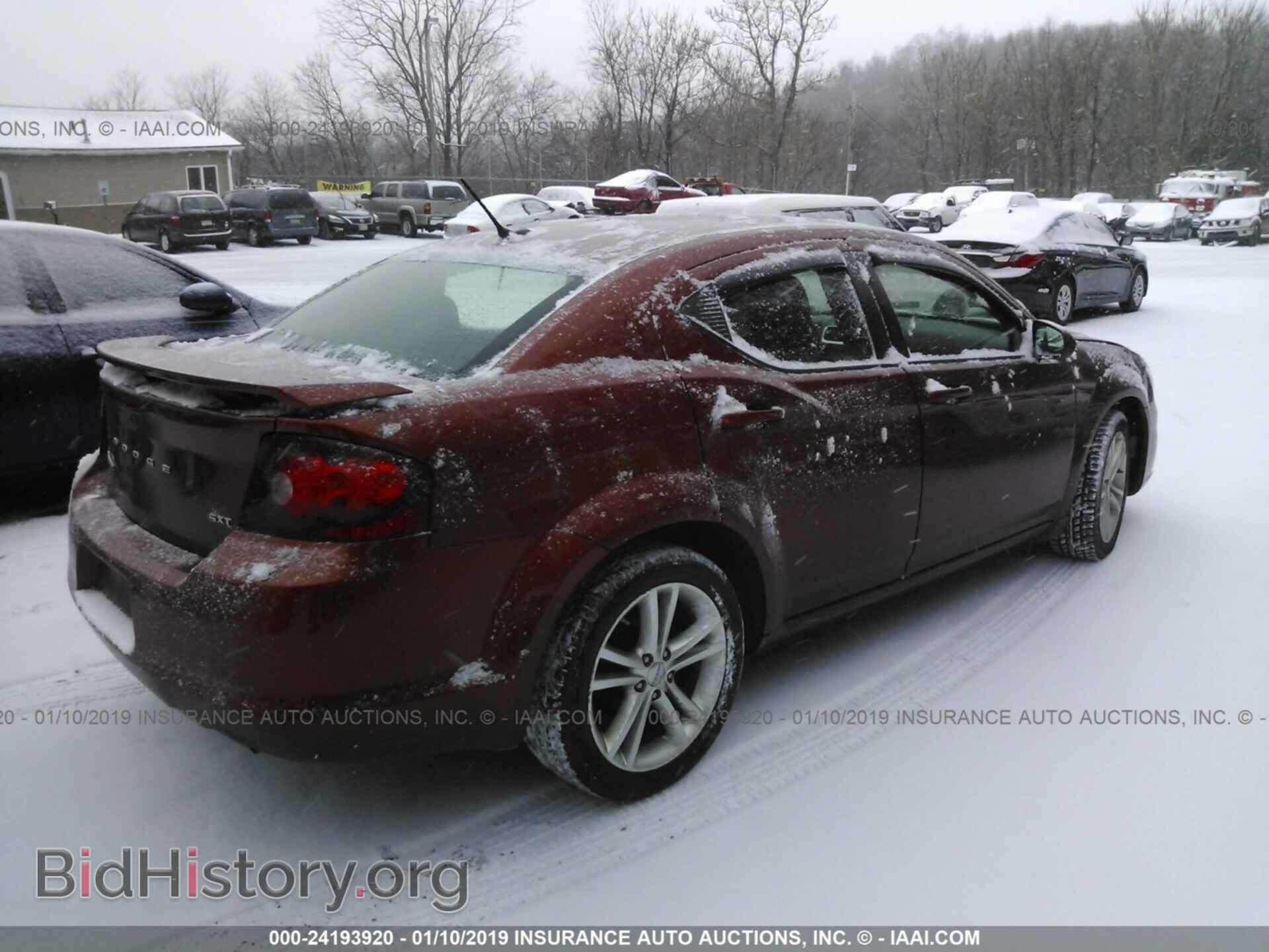 2012 DODGE AVENGER - VIN: 1C3CDZCB1CN190177 - Фото 4