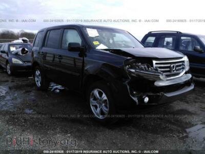2014 Honda PILOT EXL, черный — VIN 5FNYF3H5XEB027850, IAAI