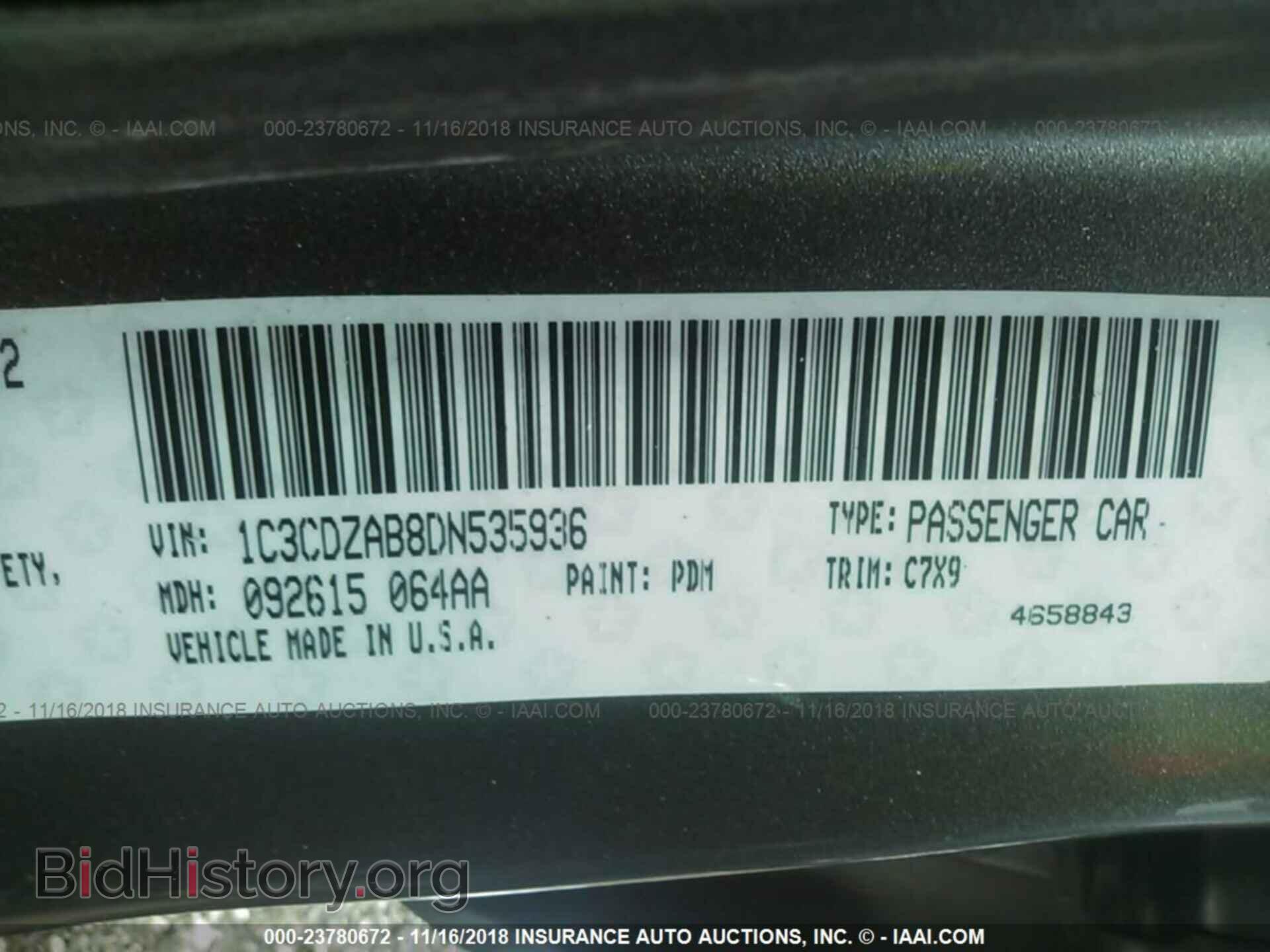 2013 DODGE AVENGER - VIN: 1C3CDZAB8DN535936 - Photo 9