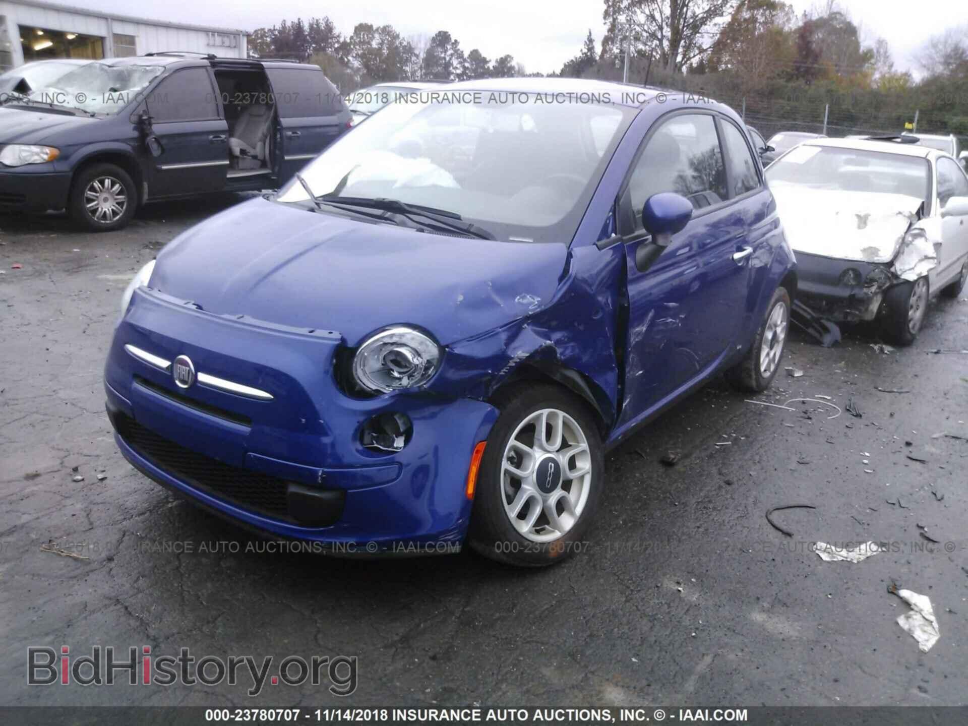 2012 FIAT 500 - VIN: 3C3CFFAR3CT380376 - Фото 2