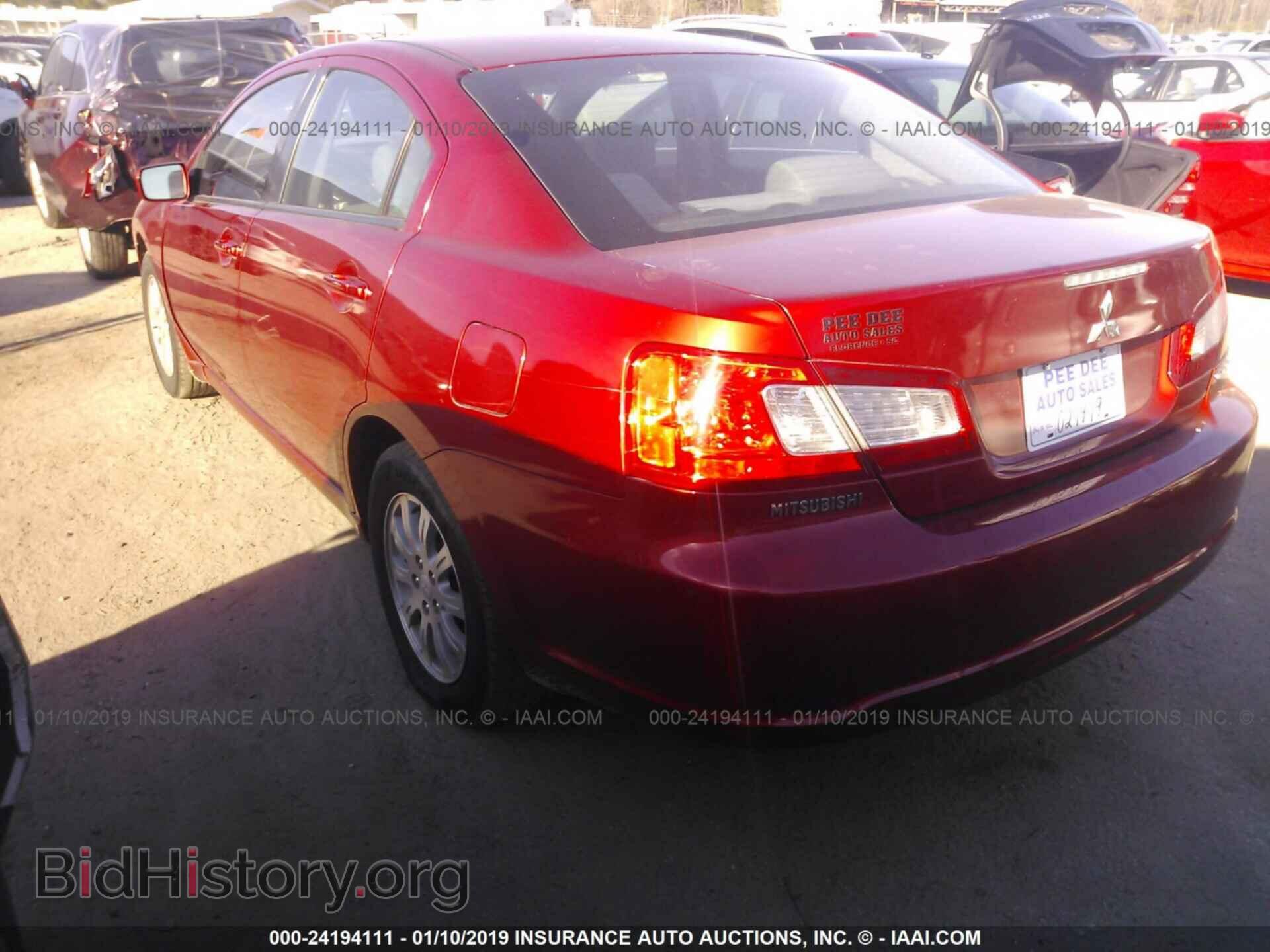 2009 MITSUBISHI GALANT - VIN: 4A3AB36F39E020798 - Фото 3