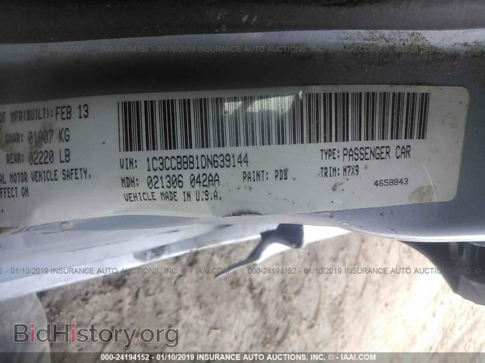 2013 CHRYSLER 200 - VIN: 1C3CCBBB1DN639144 - Photo 9