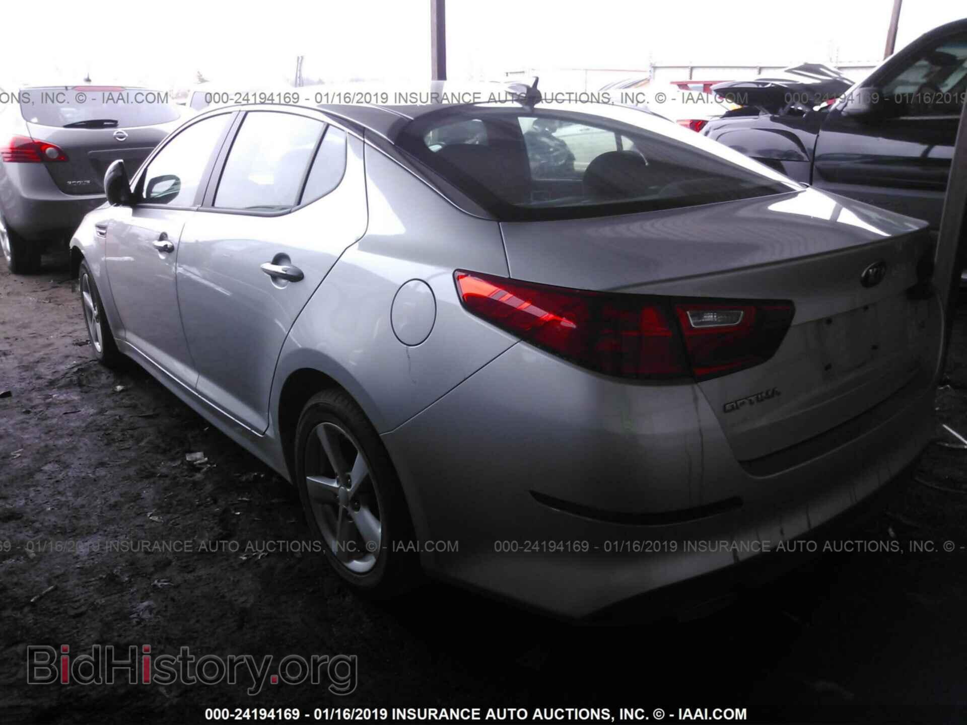 2014 KIA OPTIMA - VIN: KNAGM4A75E5470893 - Фото 3