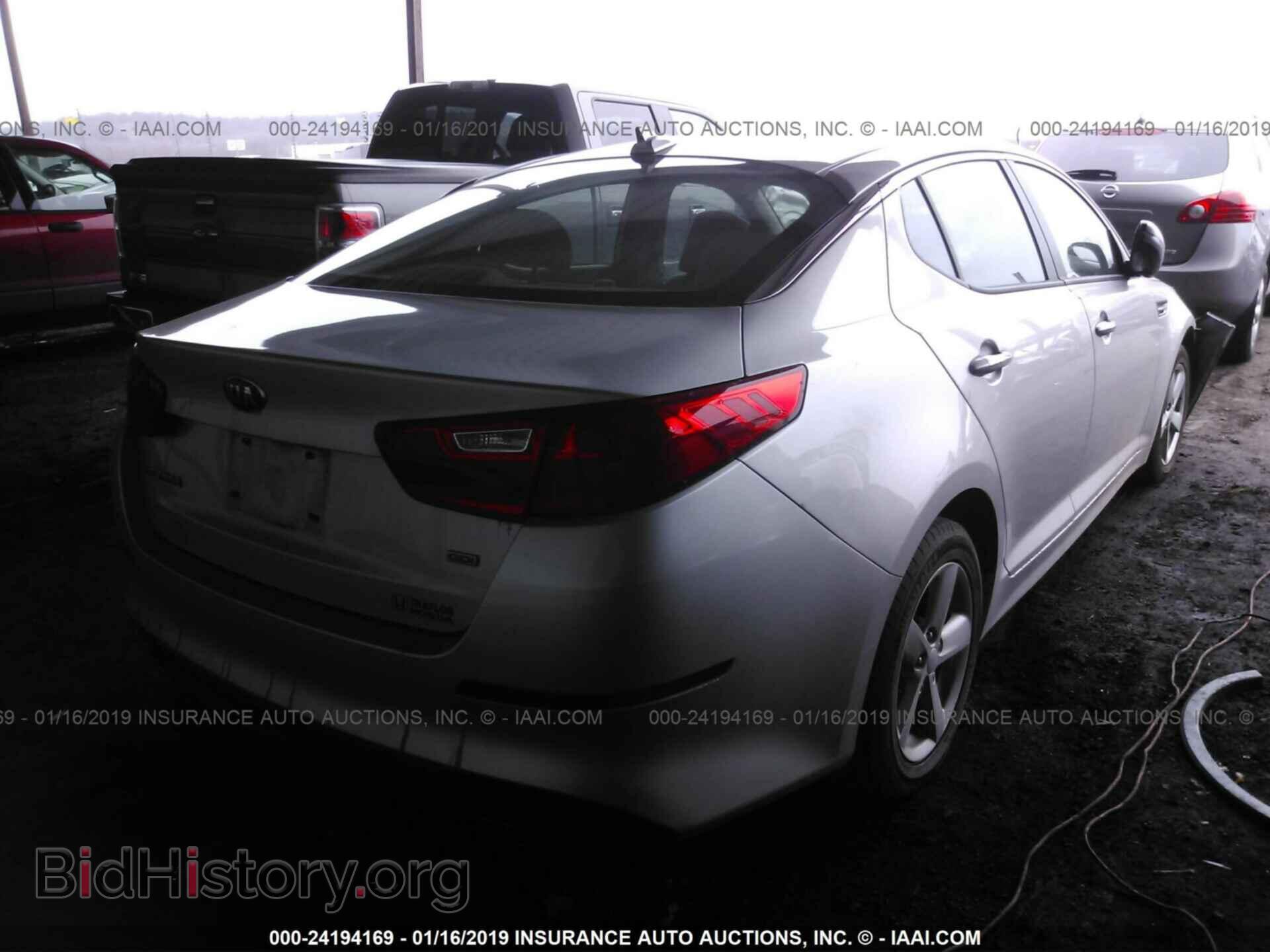 2014 KIA OPTIMA - VIN: KNAGM4A75E5470893 - Фото 4