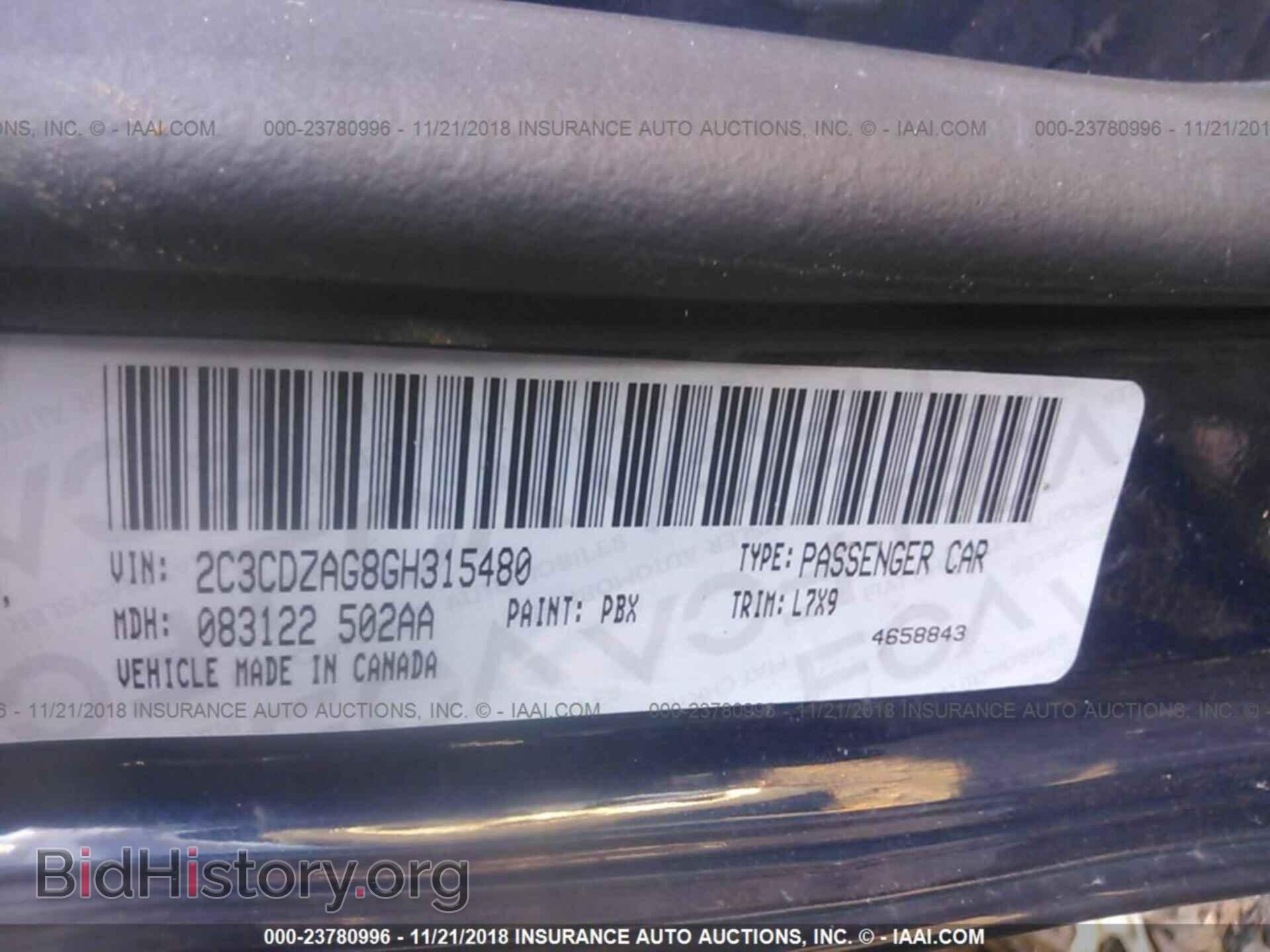 2016 DODGE CHALLENGER - VIN: 2C3CDZAG8GH315480 - Photo 9
