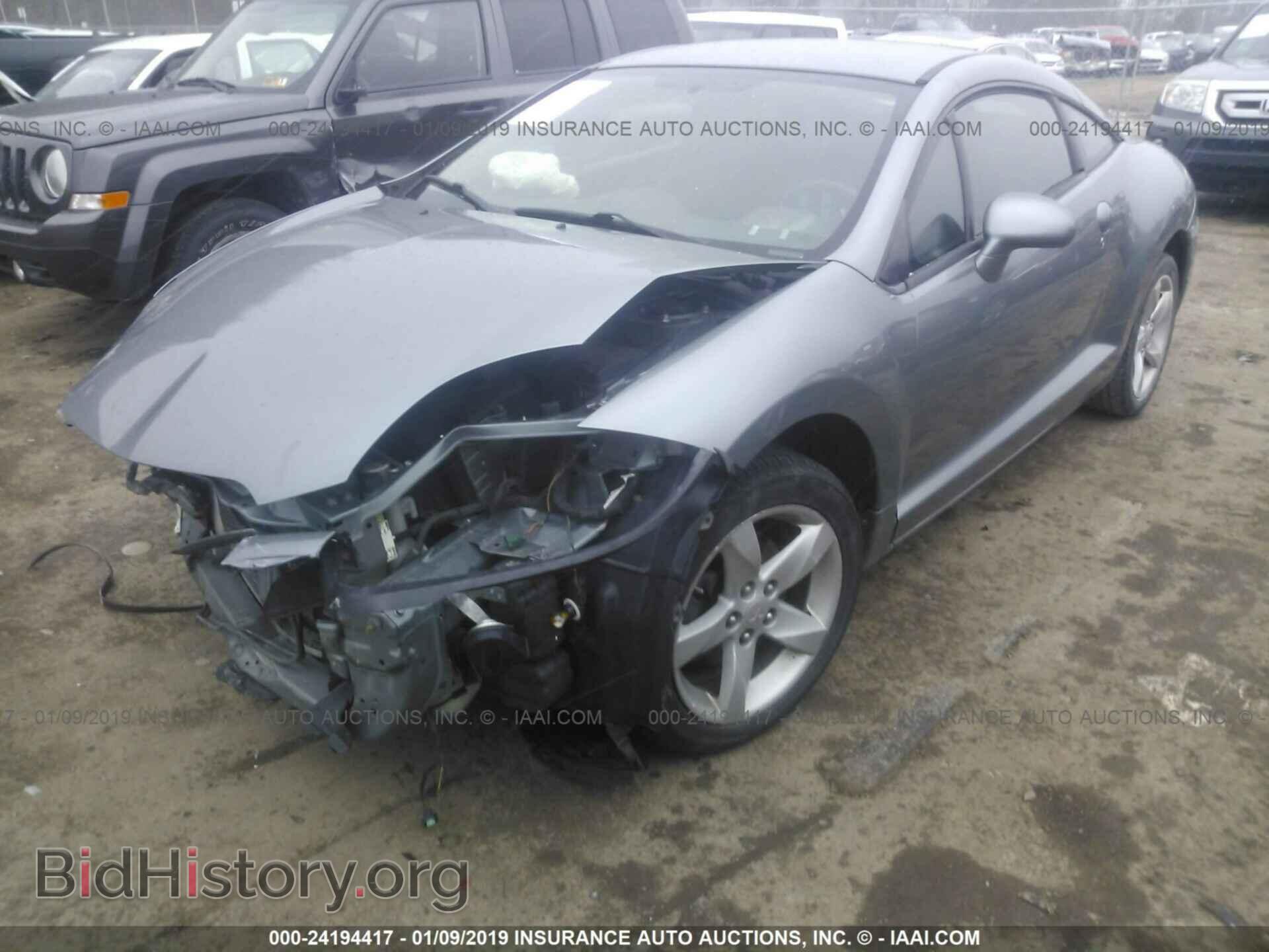 2008 MITSUBISHI ECLIPSE - VIN: 4A3AK24F08E041863 - Фото 2