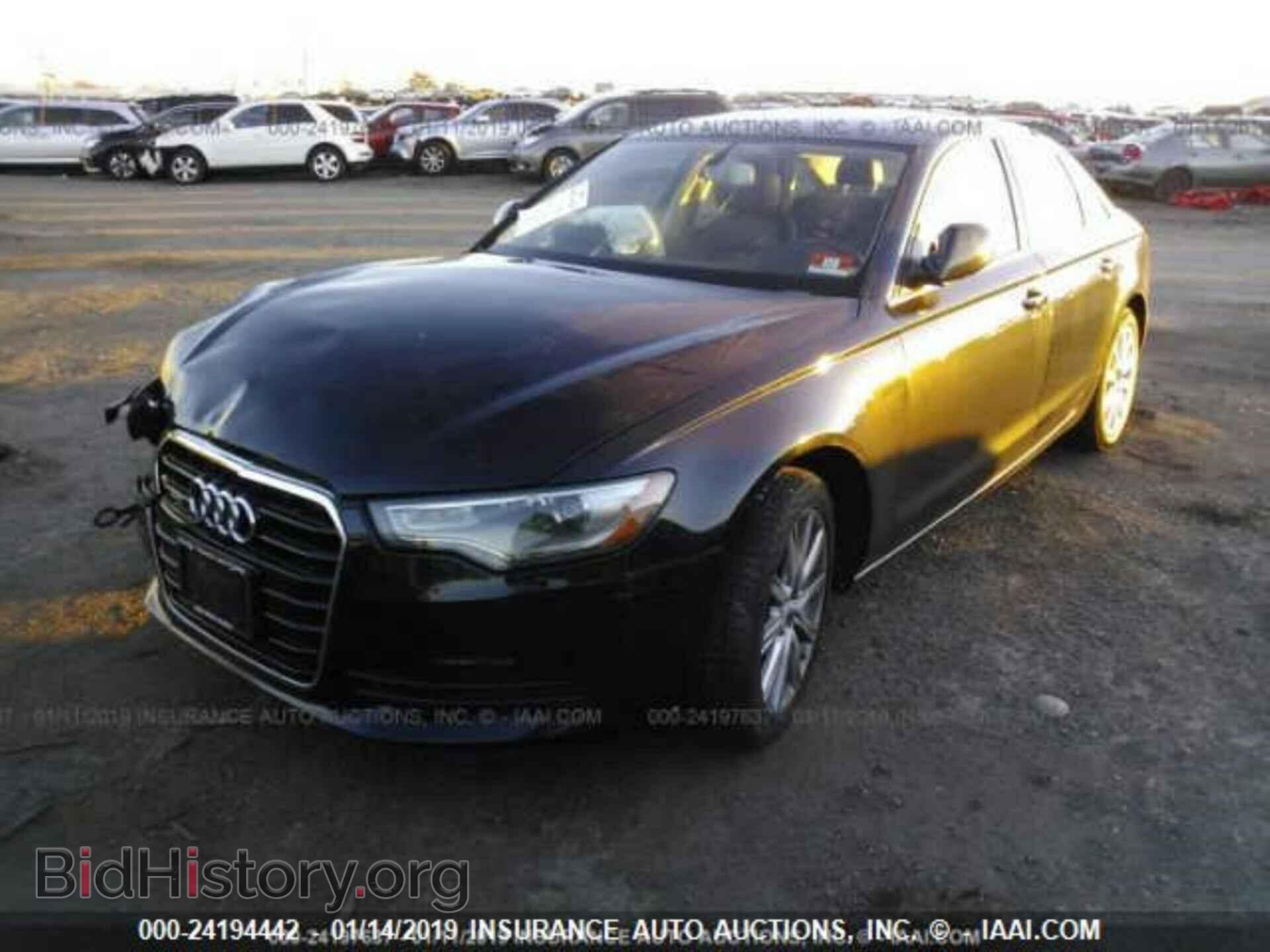 2013 AUDI A6 - VIN: WAUGFAFC4DN082731 - Фото 2