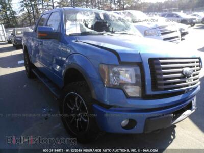 2012 Ford F150 Supercrew, синий — VIN 1FTFW1ET3CFC42834, IAAI