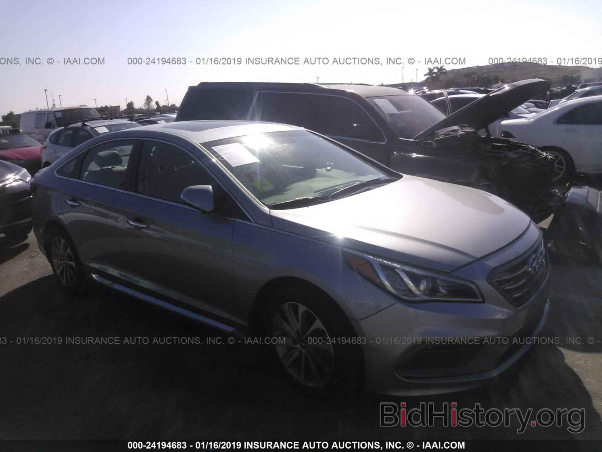 Photo 5NPE34AF7HH445308 - HYUNDAI SONATA 2017