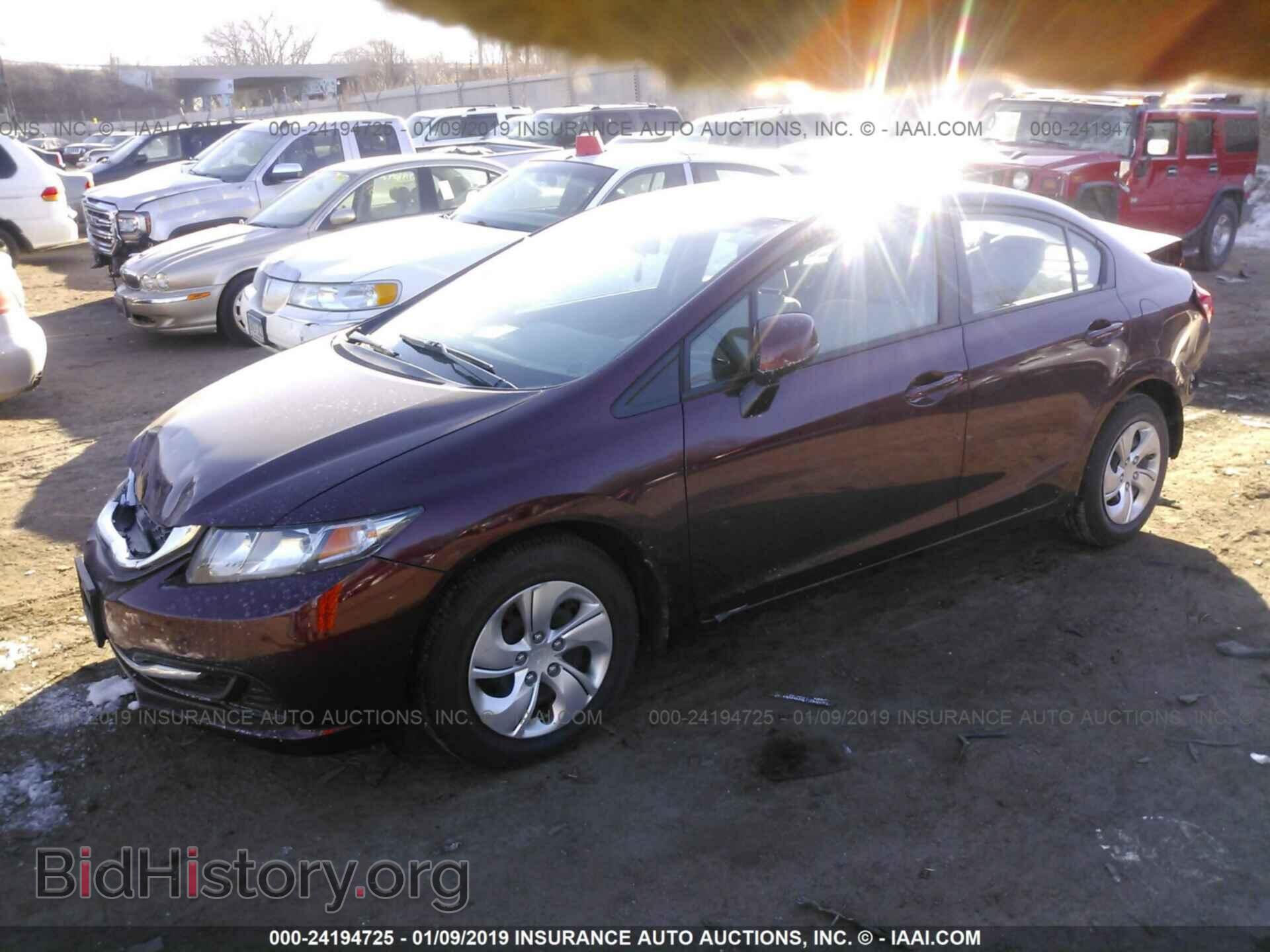 2013 HONDA CIVIC - VIN: 19XFB2F51DE079680 - Photo 2