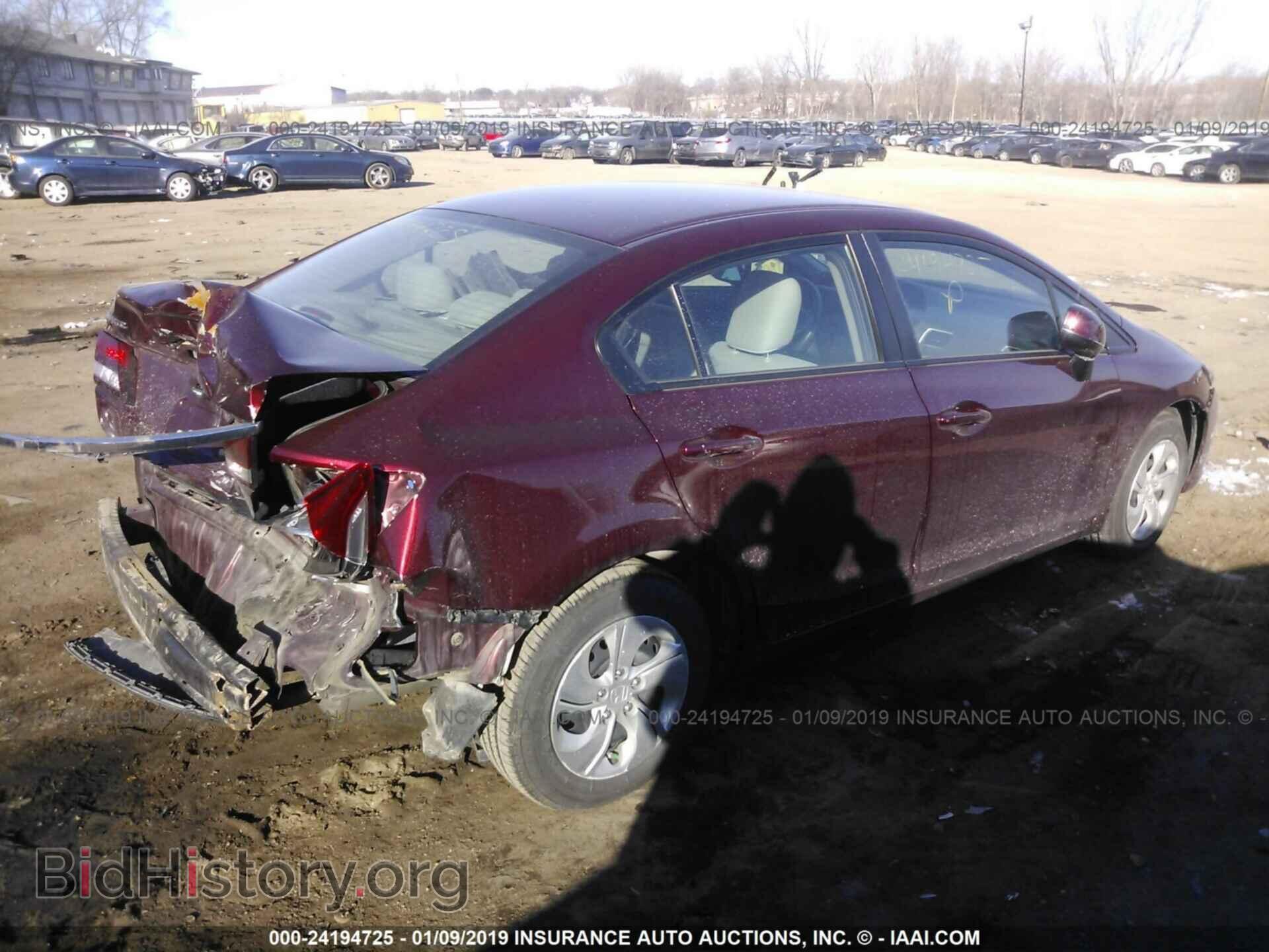 2013 HONDA CIVIC - VIN: 19XFB2F51DE079680 - Photo 4