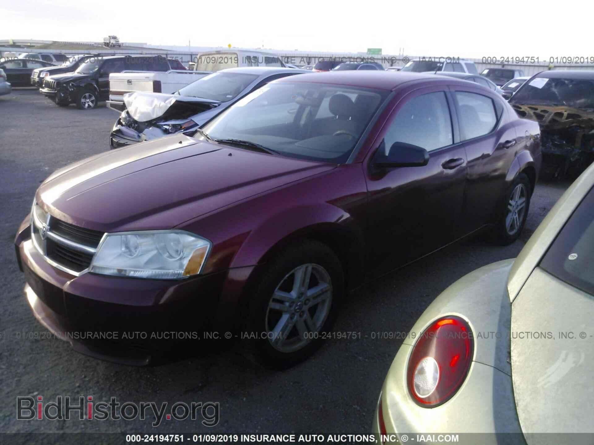 2008 DODGE AVENGER - VIN: 1B3LC56K98N140073 - Фото 2