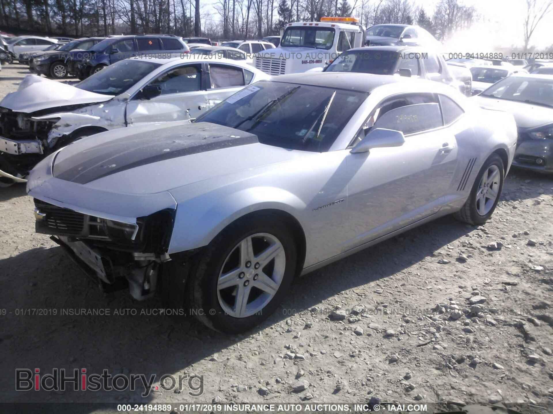 2012 CHEVROLET CAMARO - VIN: 2G1FB1E32C9172062 - Фото 2
