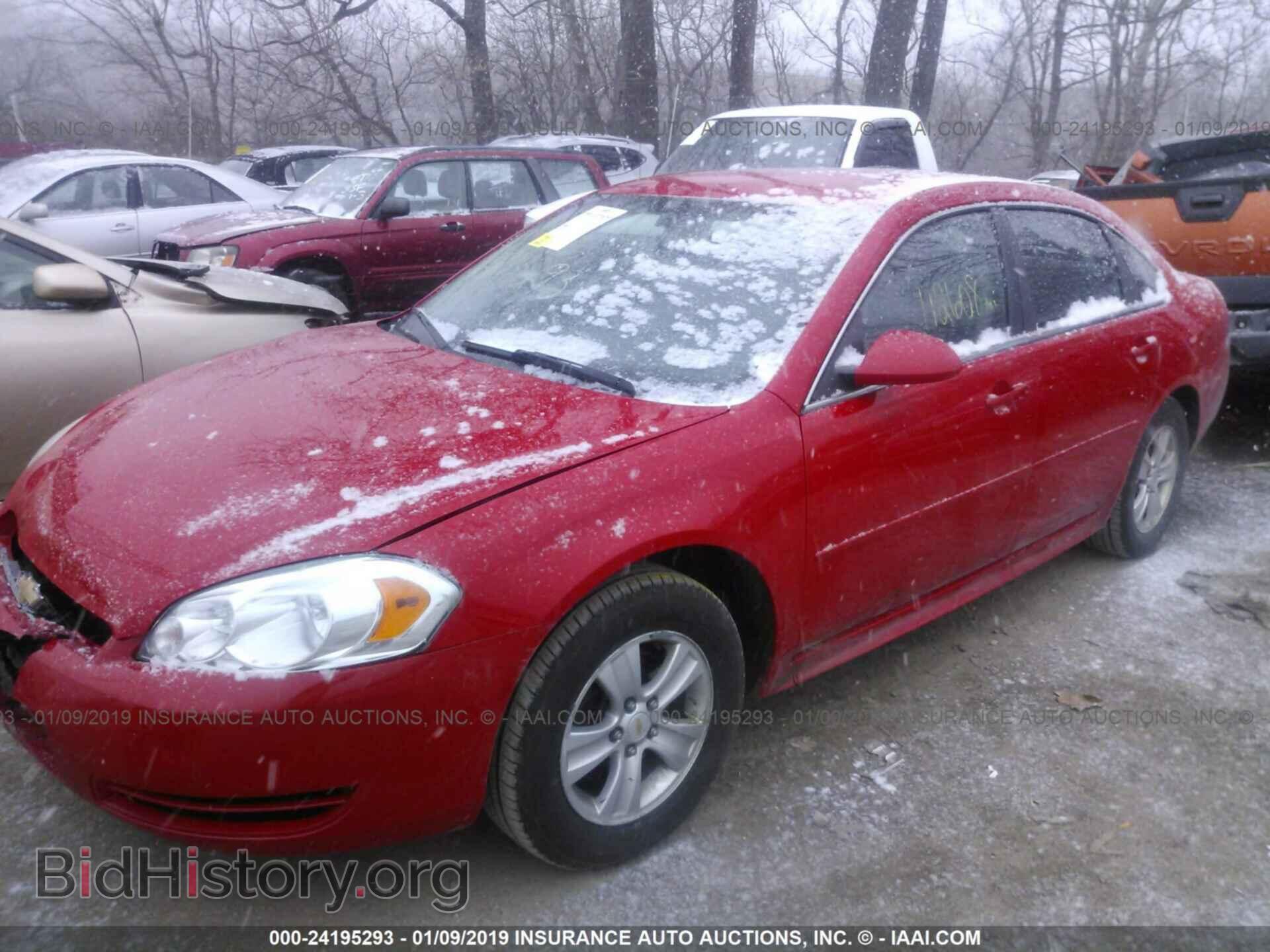 2012 CHEVROLET IMPALA - VIN: 2G1WF5E32C1292258 - Фото 2