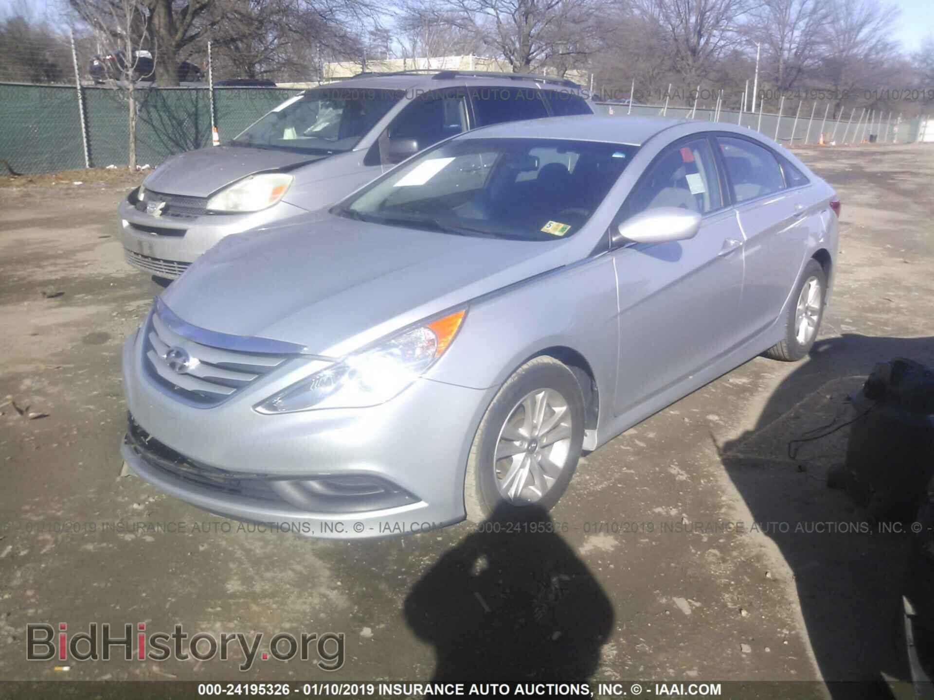 2014 HYUNDAI SONATA - VIN: 5NPEB4AC2EH902871 - Photo 2