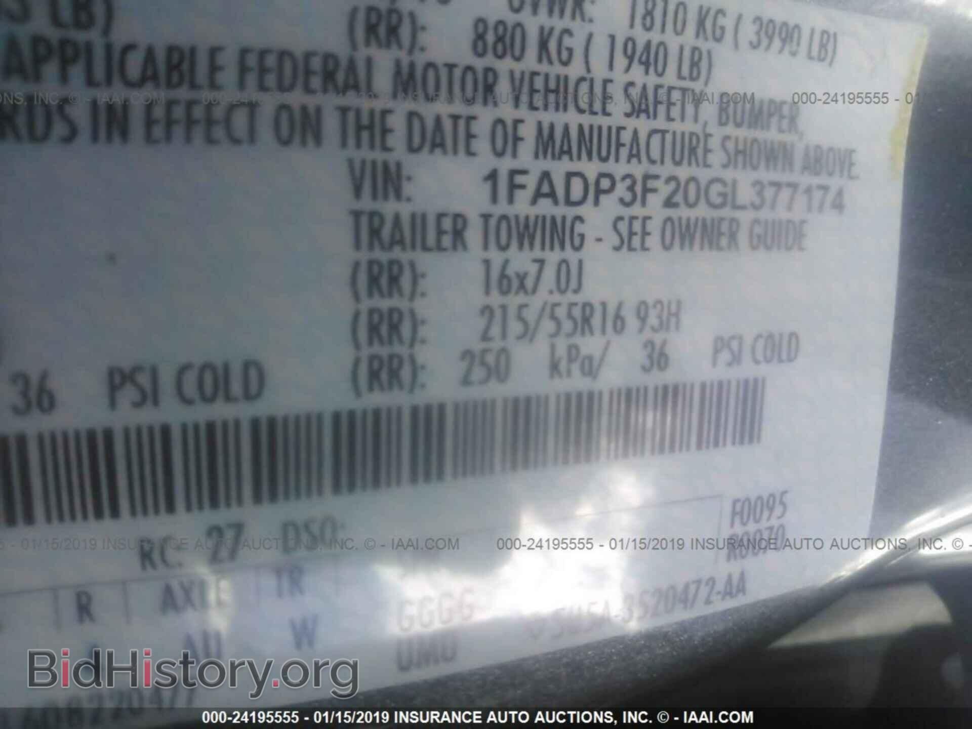 2016 FORD FOCUS - VIN: 1FADP3F20GL377174 - Photo 9