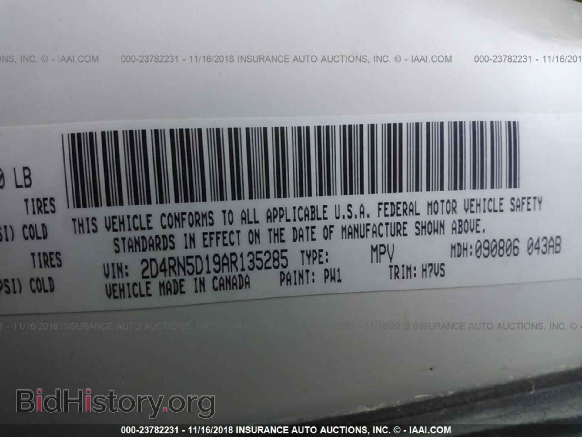 2010 DODGE GRAND CARAVAN - VIN: 2D4RN5D19AR135285 - Фото 9