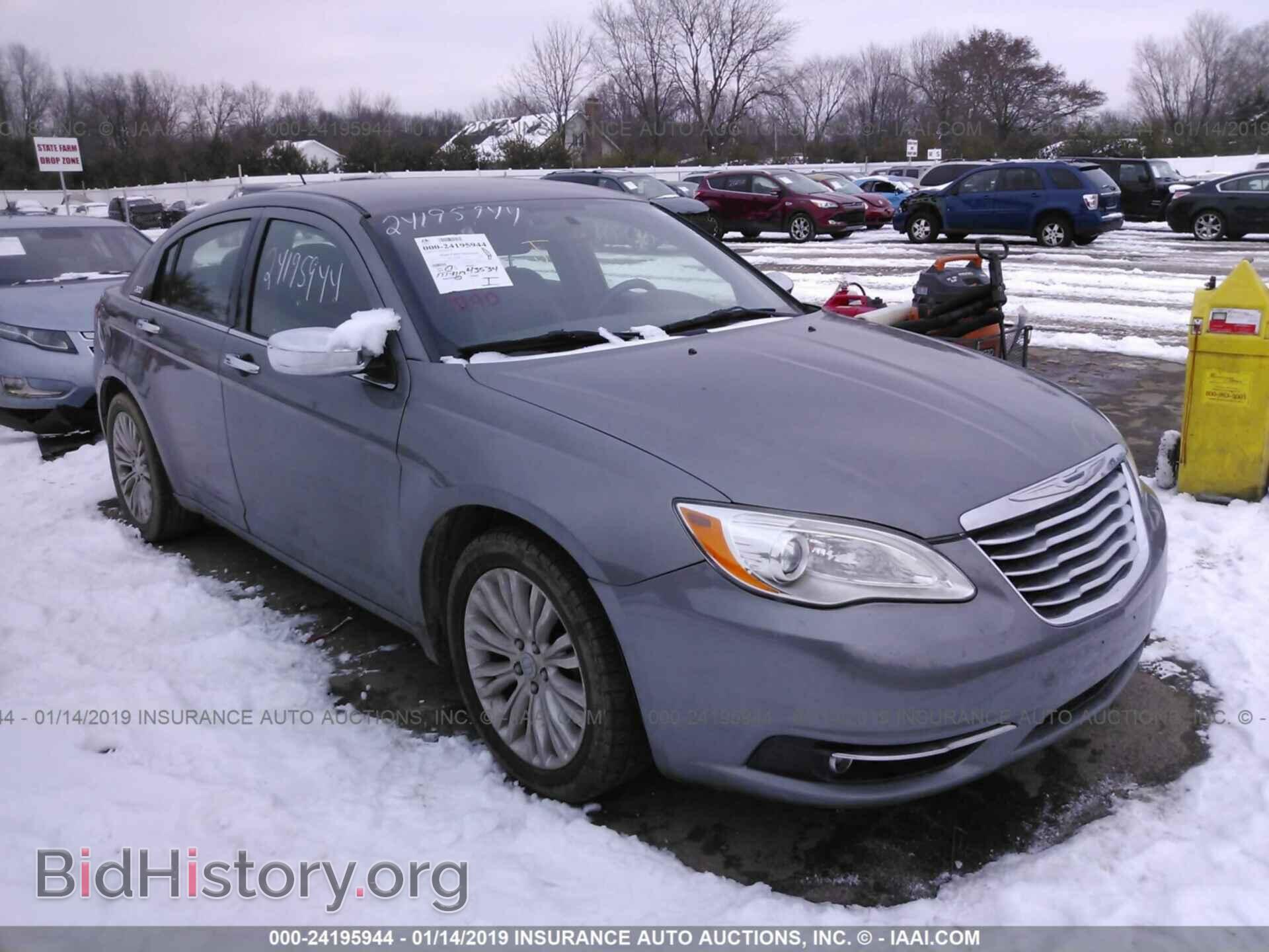 Фотография 1C3CCBCB3CN307395 - CHRYSLER 200 2012