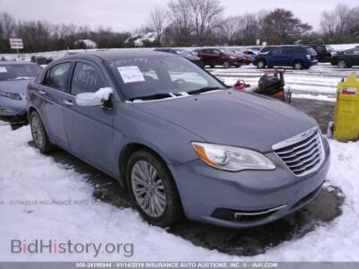 2012 Chrysler 200 Limited, gray — VIN 1C3CCBCB3CN307395, IAAI