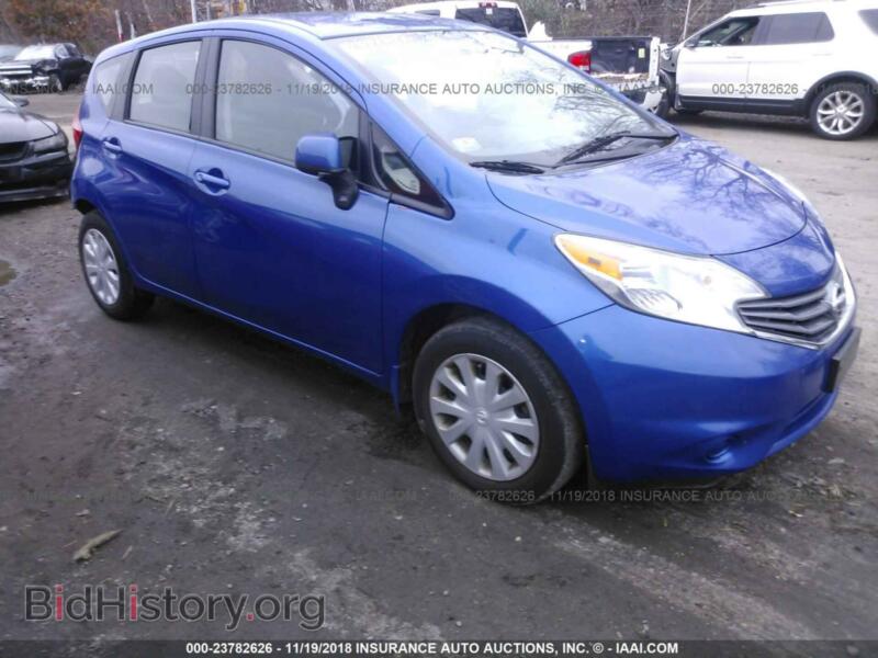 2014 Nissan VERSA NOTE (VIN 3N1CE2CP3EL350710) — фото 1 из 10, IAAI, повреждение: левая задняя часть