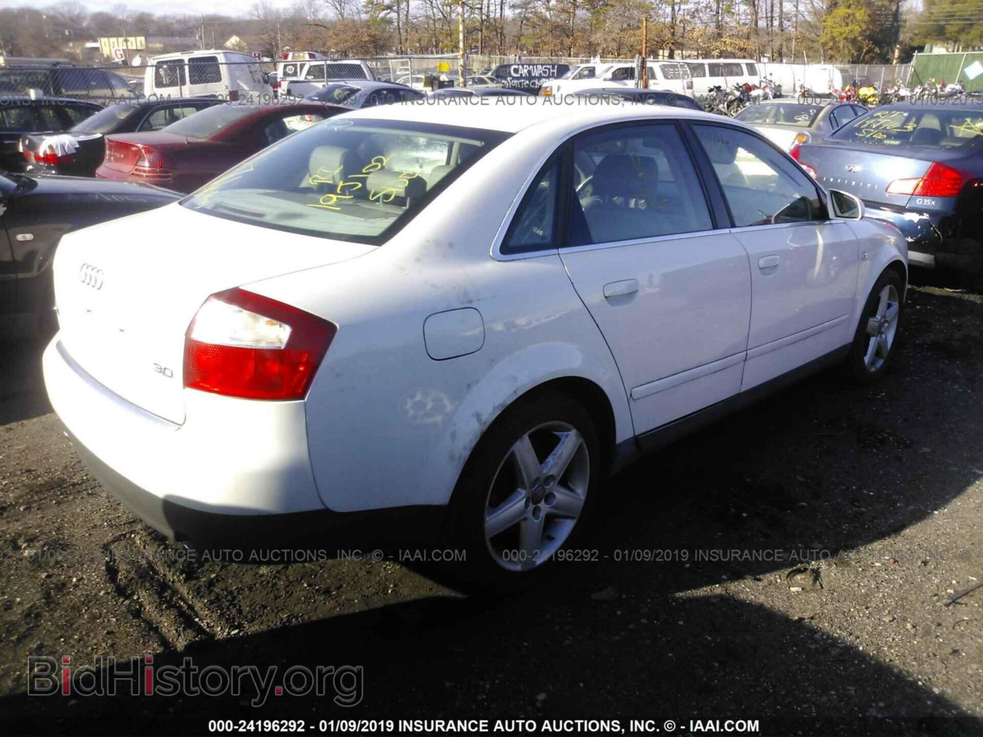 2002 AUDI A4 - VIN: WAULT68E32A145390 - Фото 4