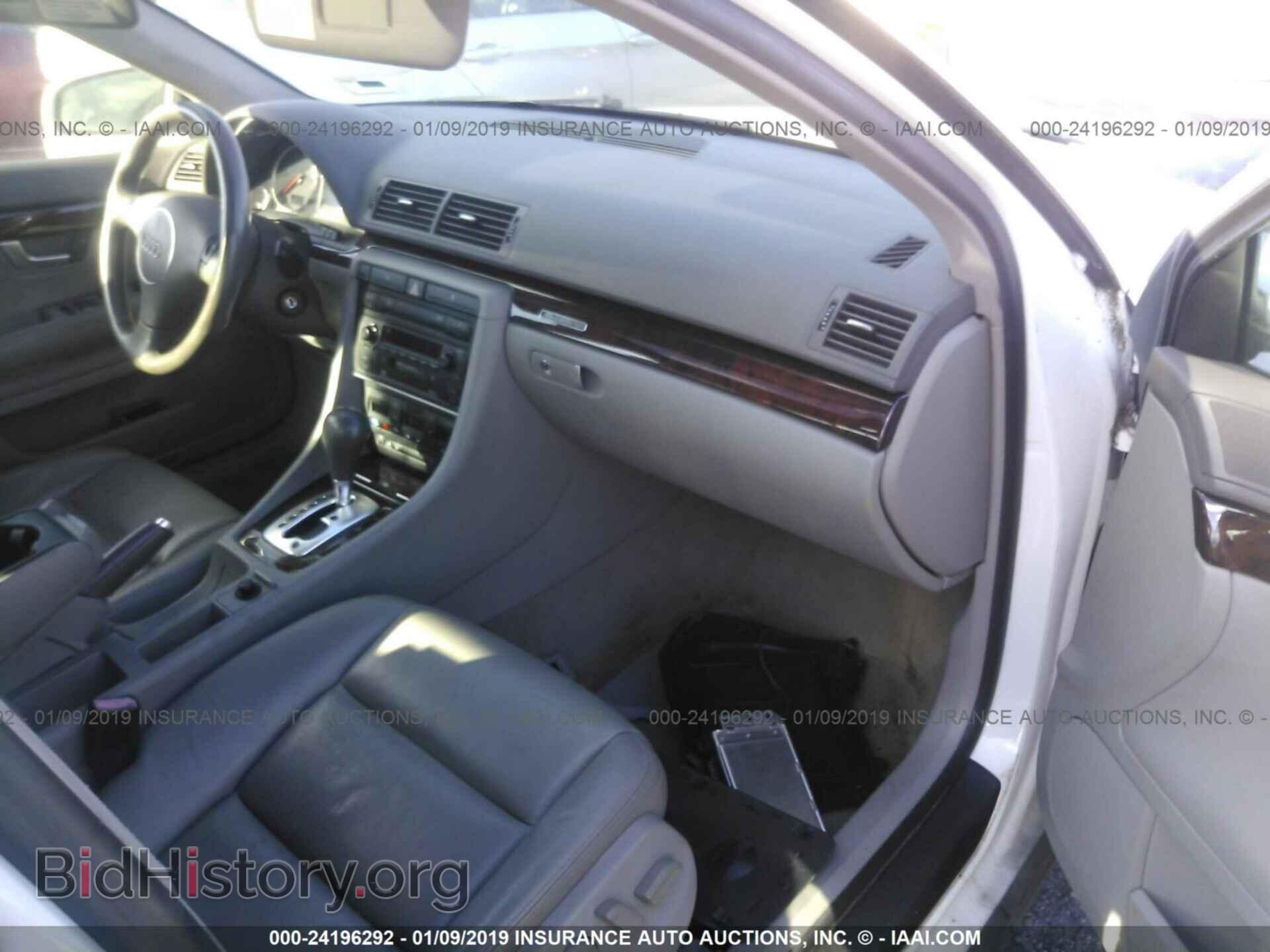 2002 AUDI A4 - VIN: WAULT68E32A145390 - Фото 5