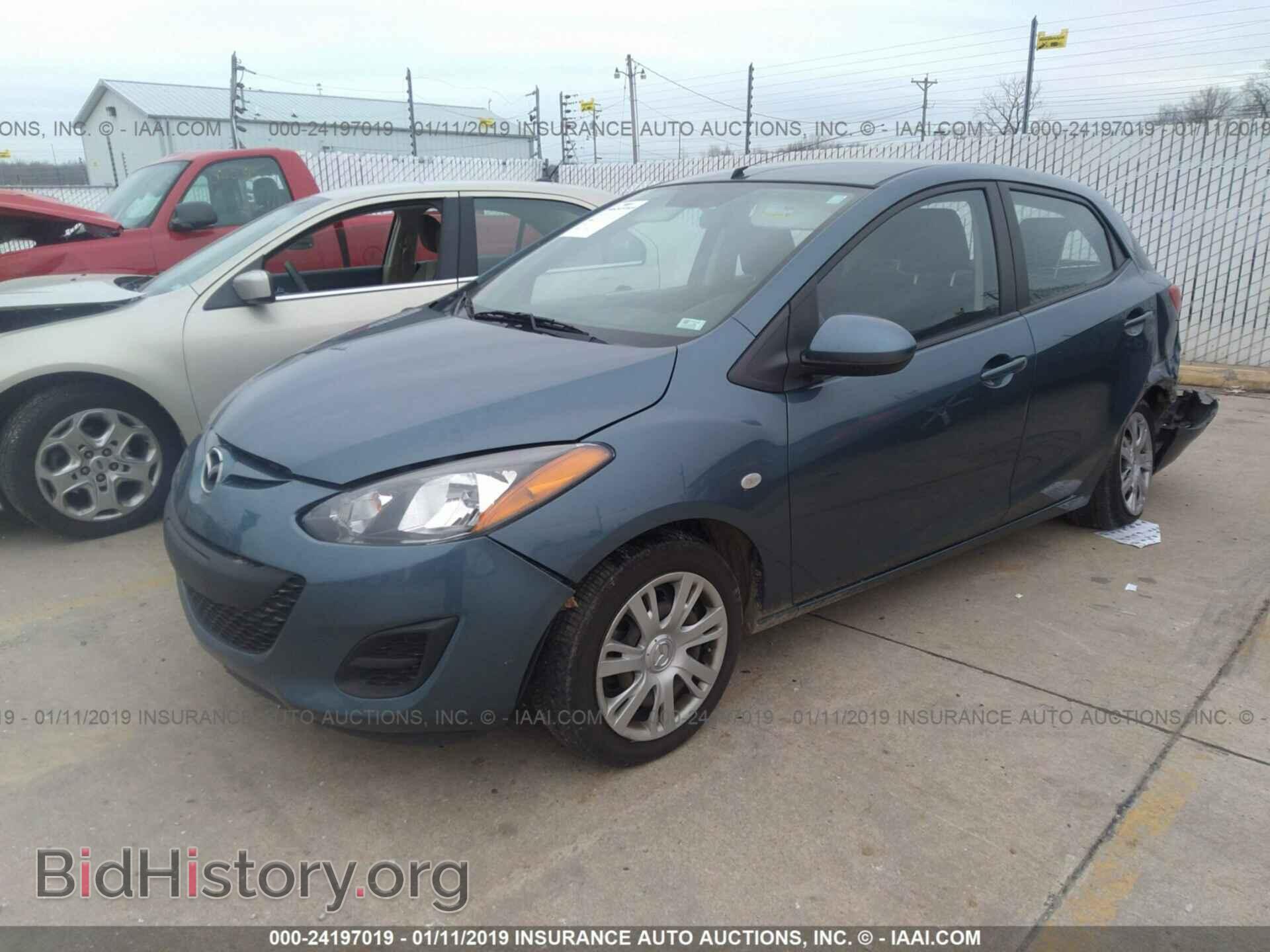 2014 MAZDA MAZDA2 - VIN: JM1DE1KY1E0181242 - Фото 2