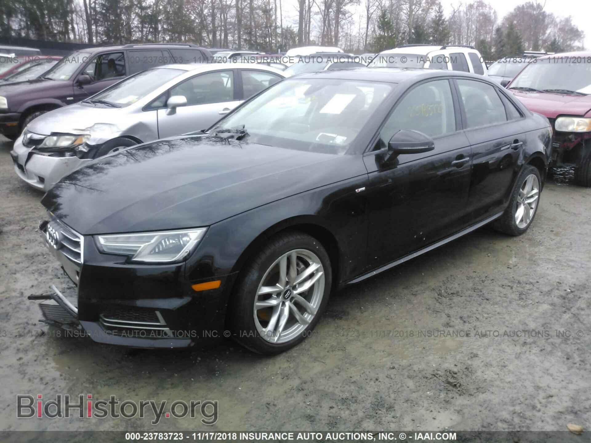 2017 AUDI A4 - VIN: WAUDNAF47HN045175 - Photo 2