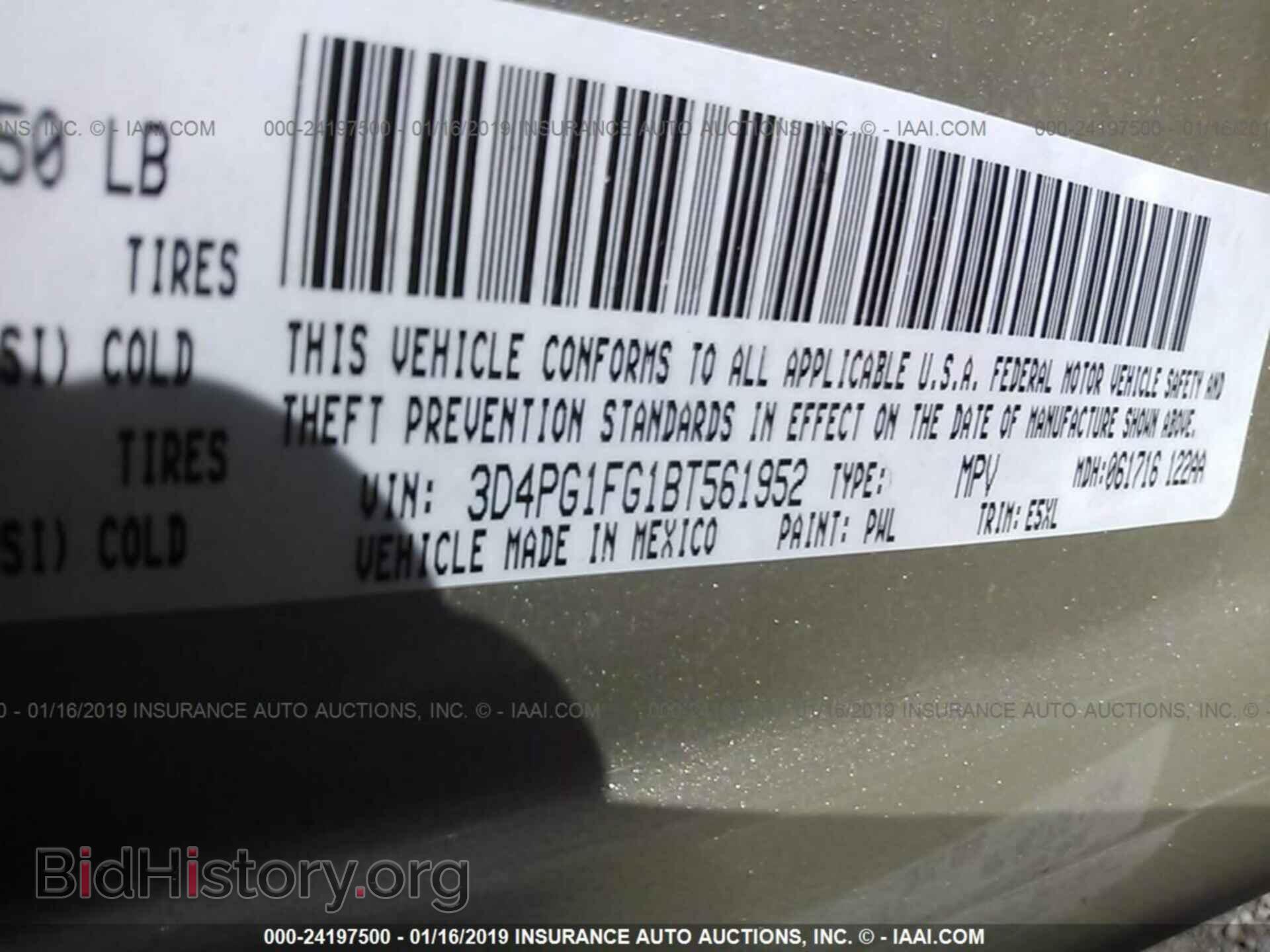 2011 DODGE JOURNEY - VIN: 3D4PG1FG1BT561952 - Photo 9