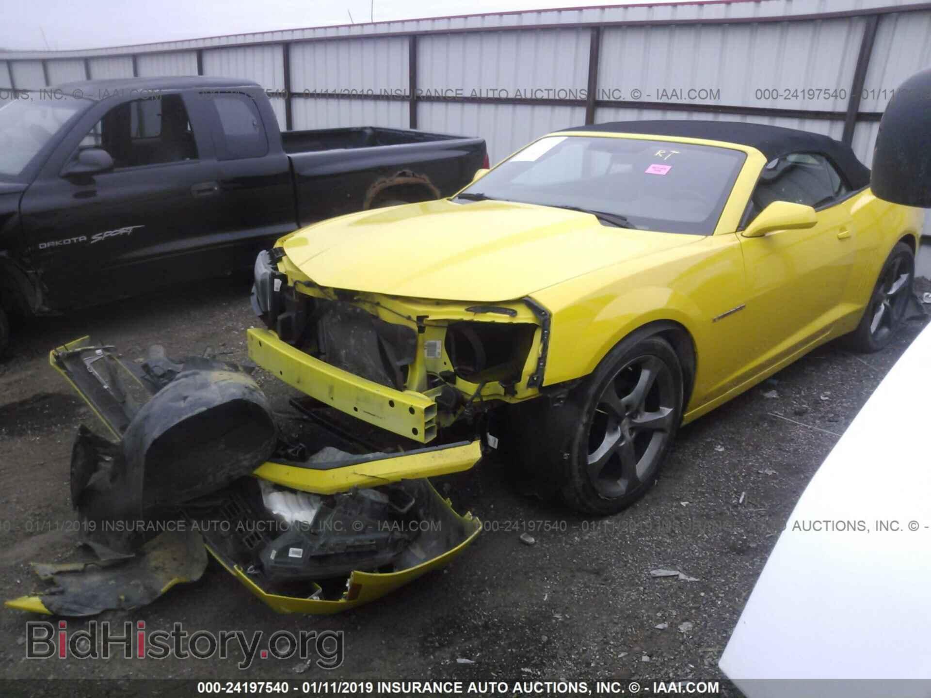 2014 CHEVROLET CAMARO - VIN: 2G1FB3D3XE9253682 - Фото 2