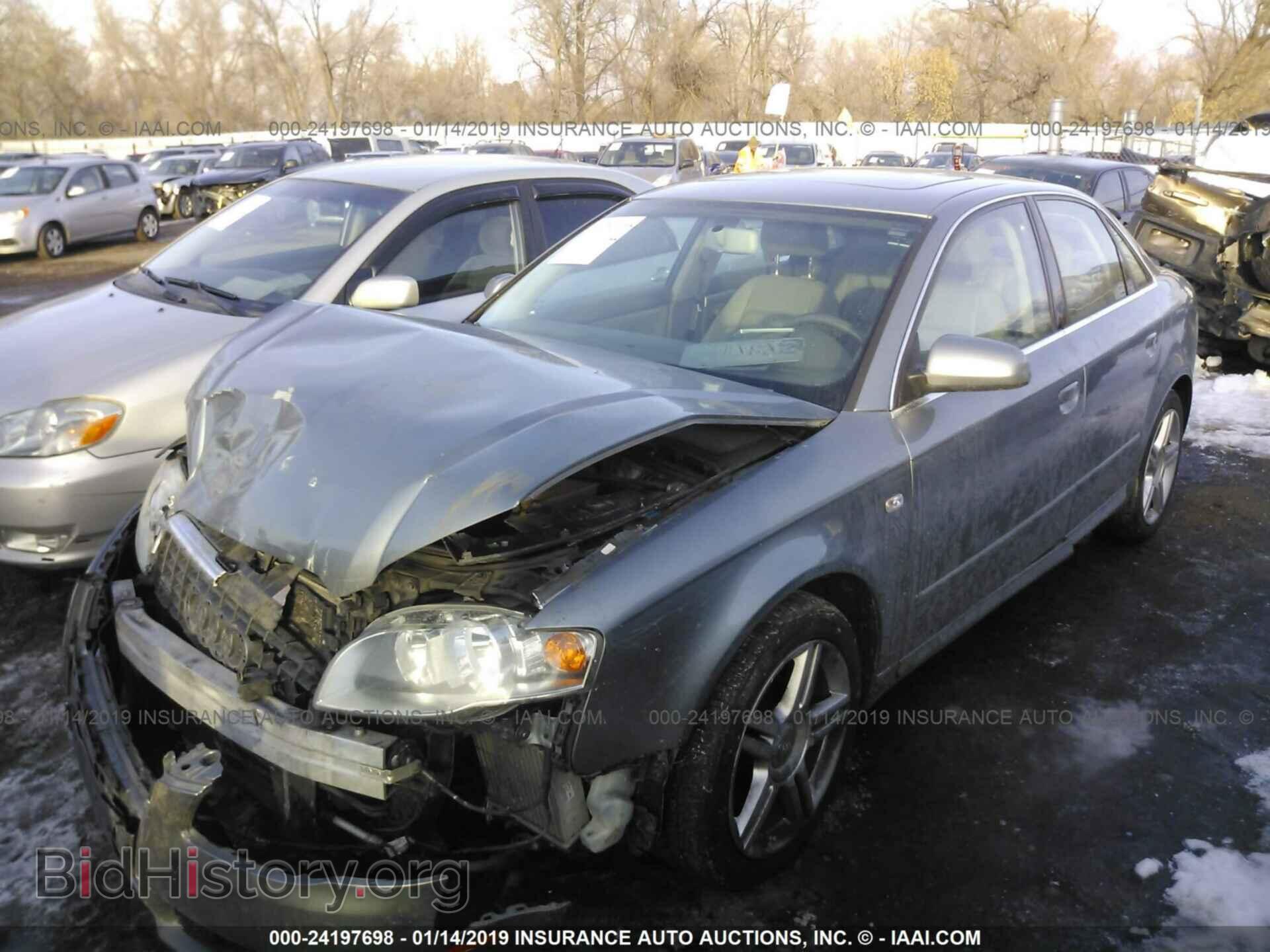 2008 AUDI A4 - VIN: WAUDF78E78A100592 - Фото 2